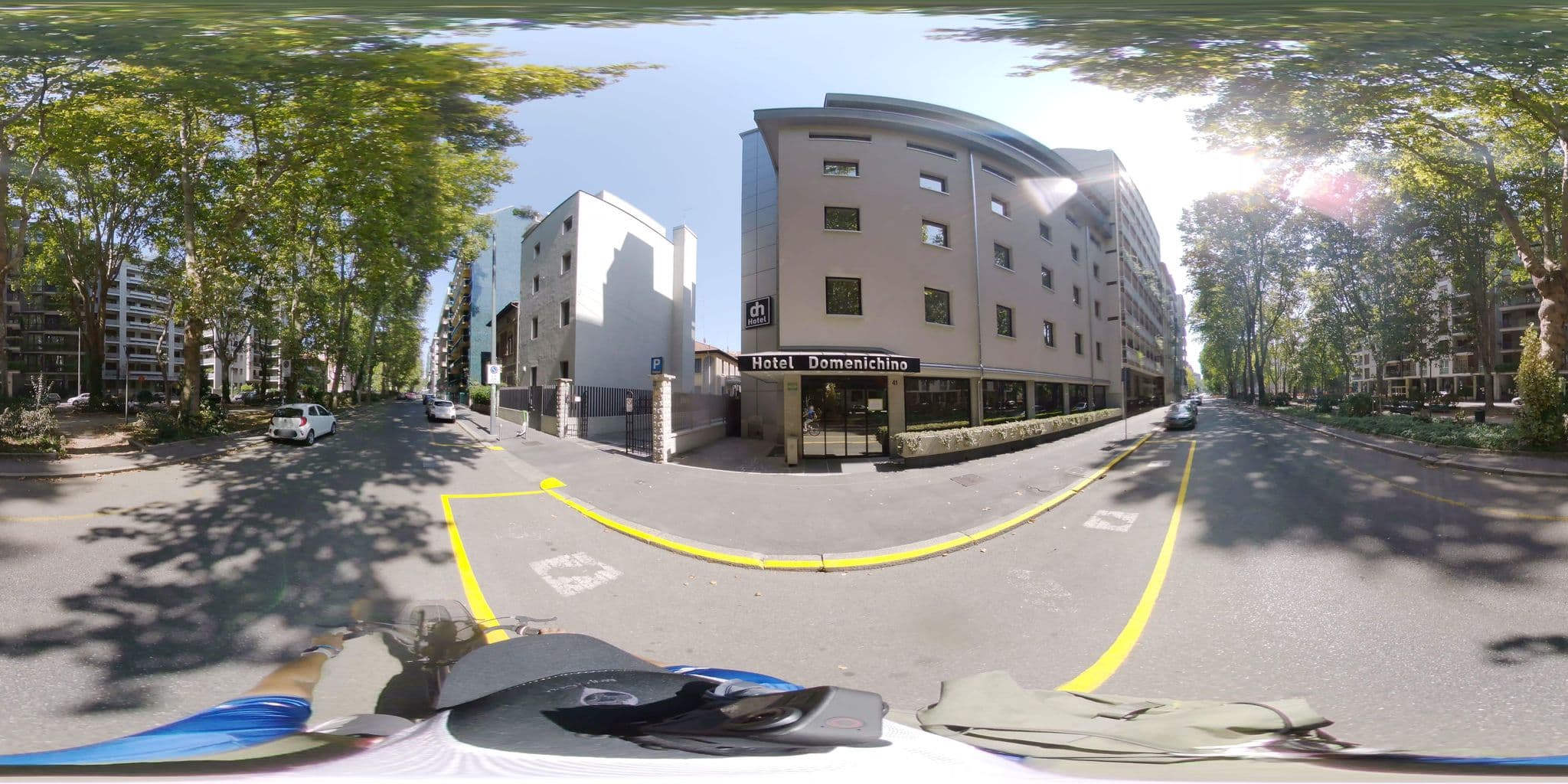 Street view near Hotel Domenichino, Quartiere Otto — © mapconcierge (CC BY-SA · Mapillary)