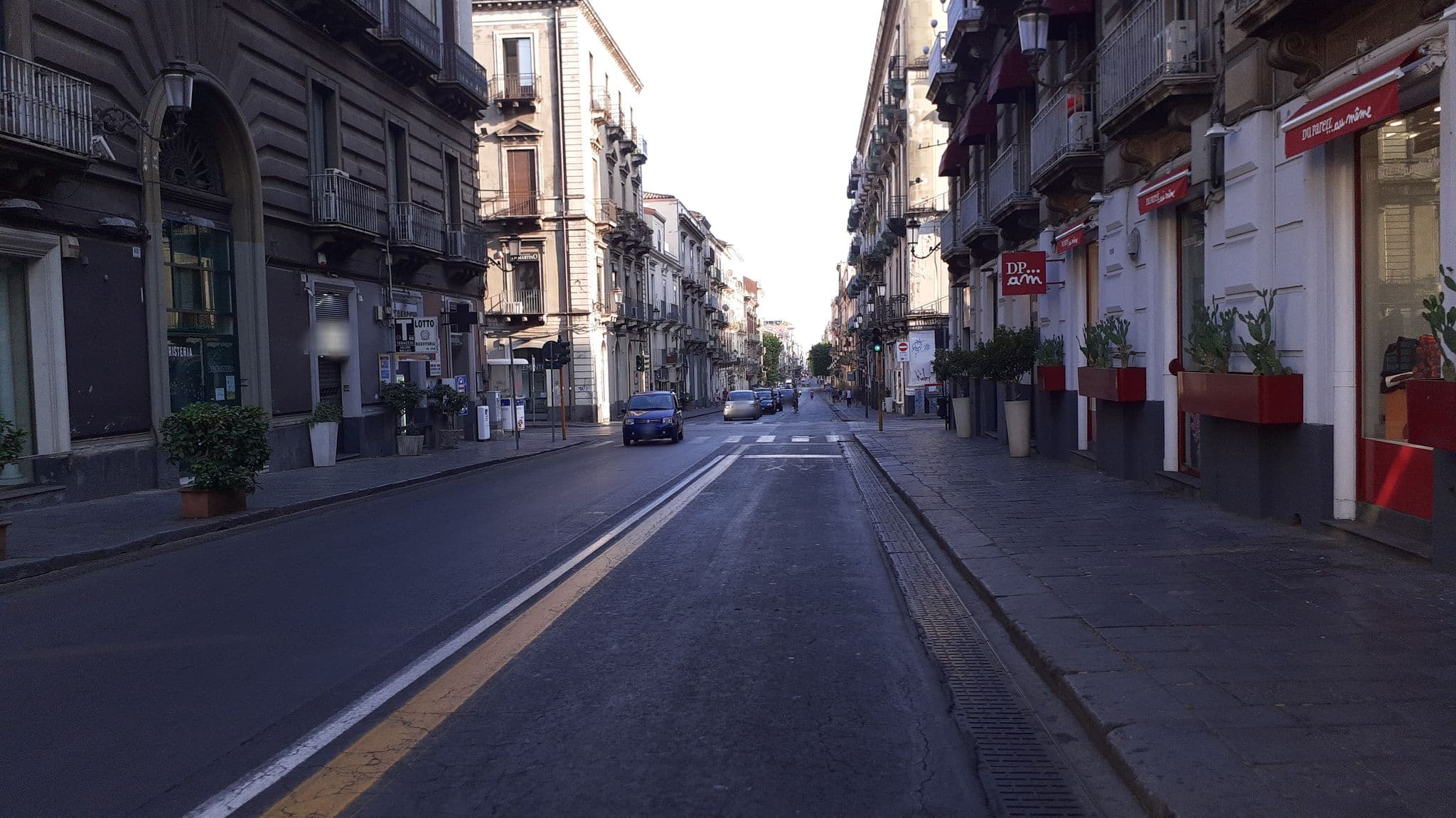 Street view near Hotel Regina Margherita, Catania
