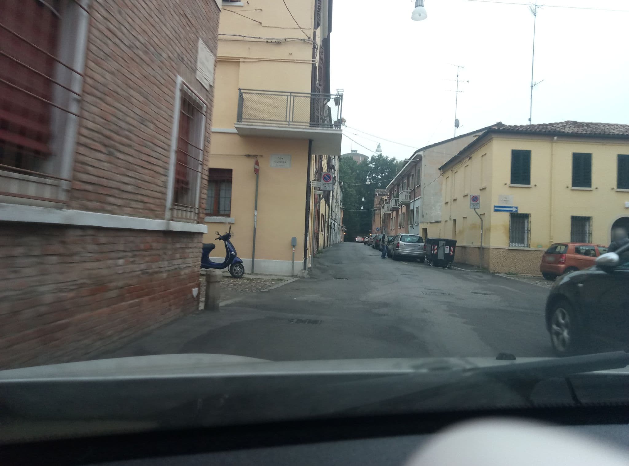 Street view near Carlo Mayr Apartment, Ferrara — © senbee (CC BY-SA · Mapillary)