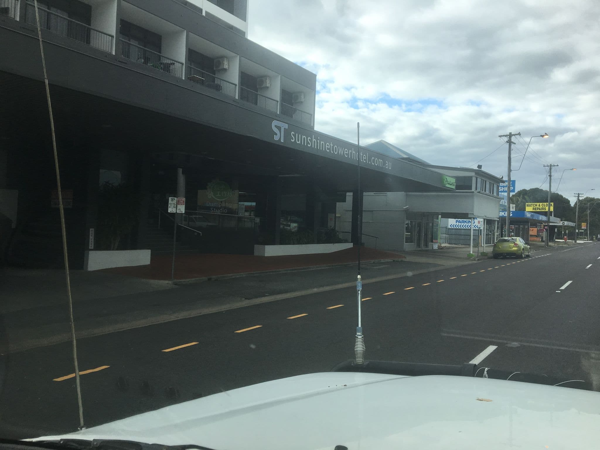 Street view near Sunshine Tower Hotel, Cairns City — © orbac (CC BY-SA · Mapillary)