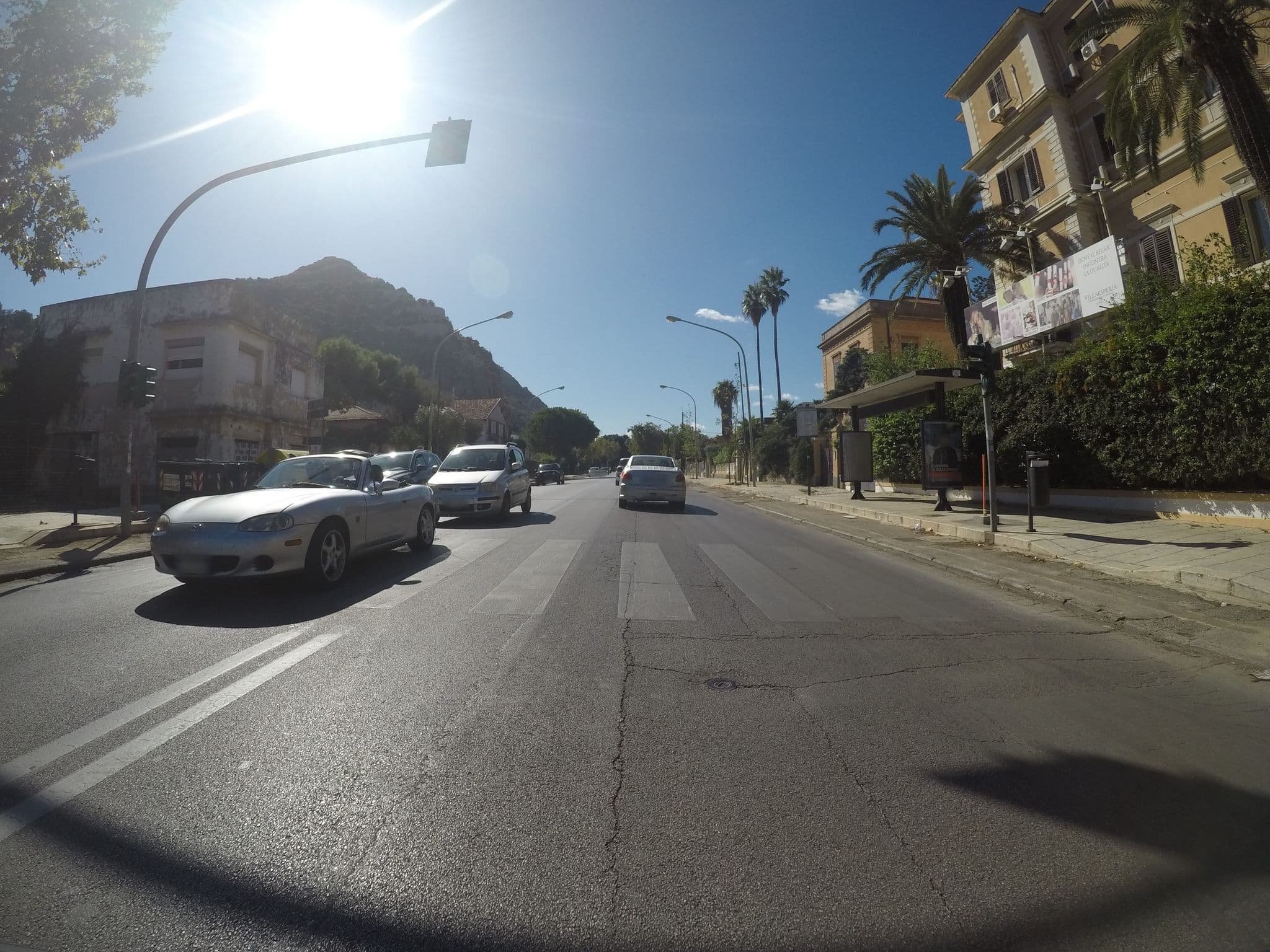 Street view near VillaEsperia, Sferracavallo — © chrisbeddow (CC BY-SA · Mapillary)