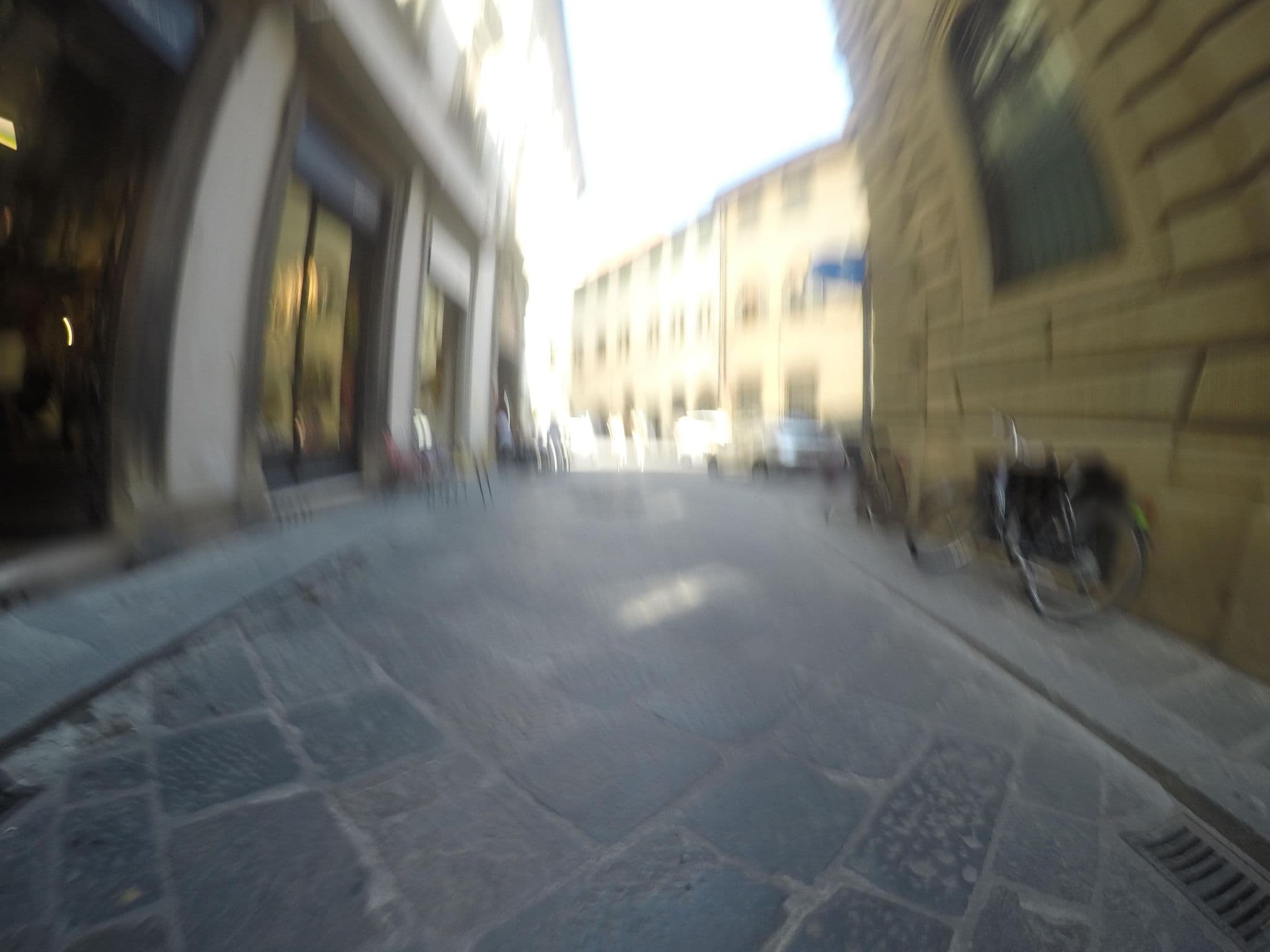 Street view near Hotel Centrale, Florence