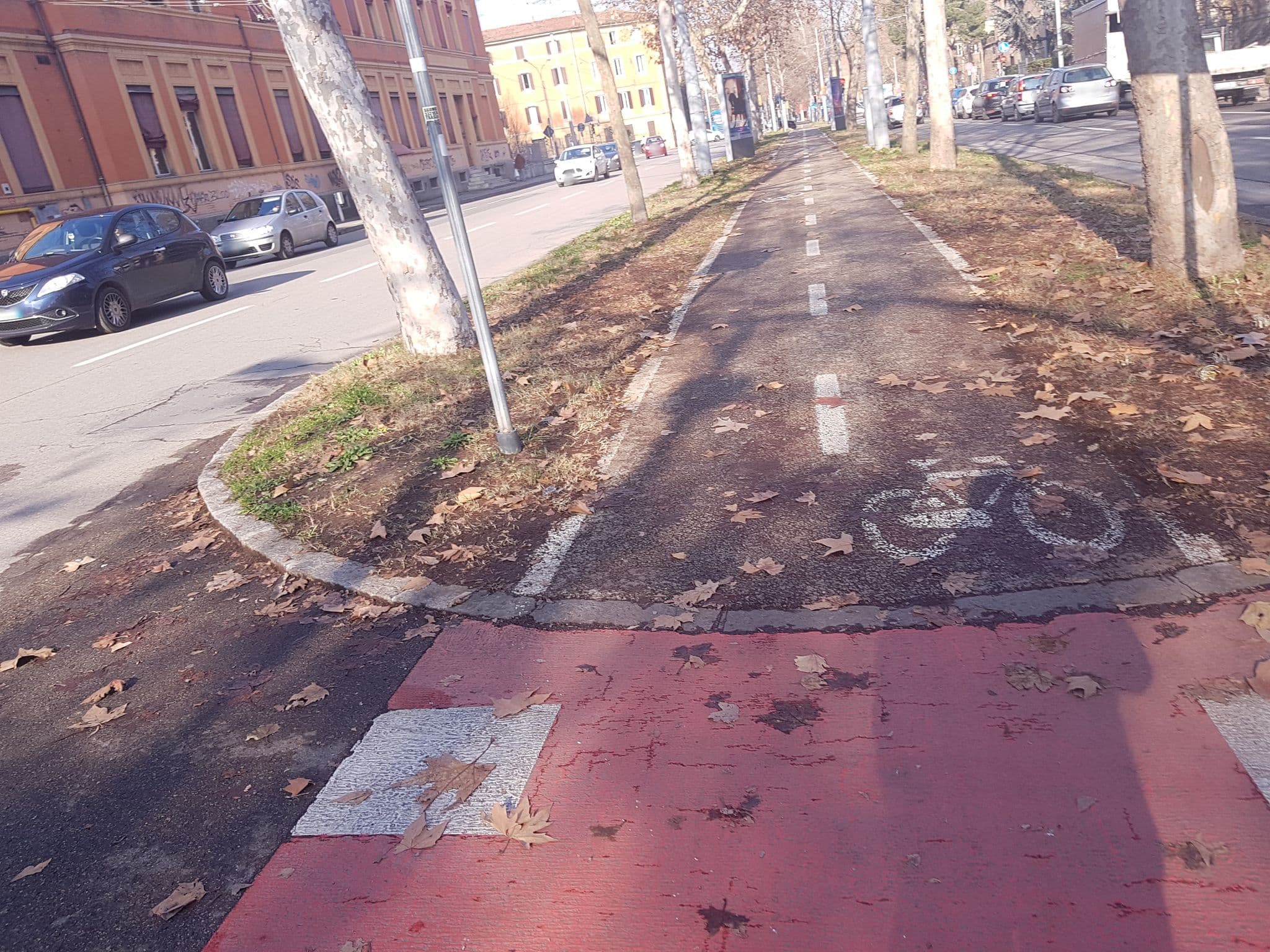 Street view near Monaldo, Bologna