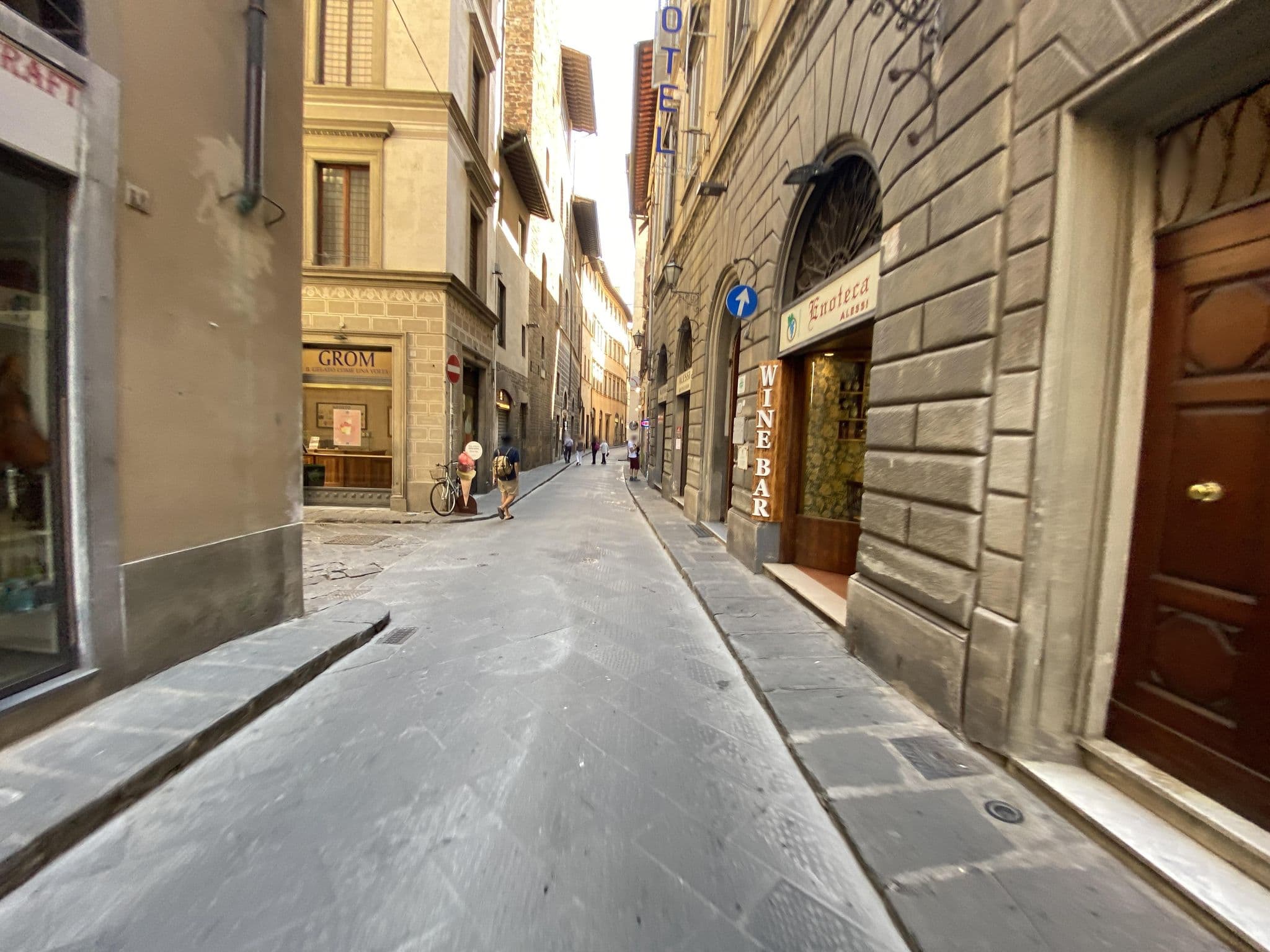 Street view near Hotel De Lanzi, Florence