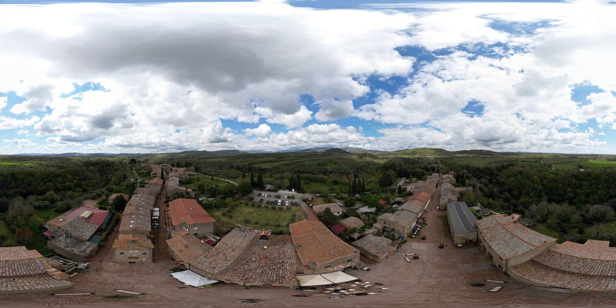 Street view near Albergo Scilla, Manciano — © Ghelfi360 (CC BY-SA · Mapillary)
