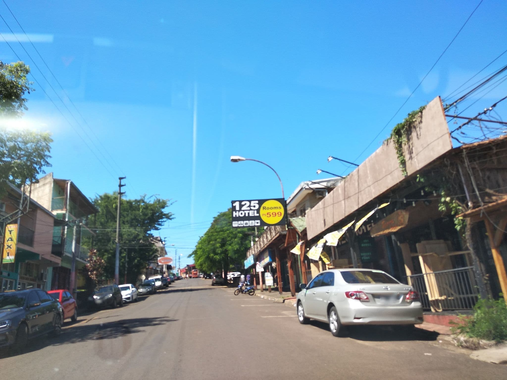 Street view near Timbó Posada, Puerto Iguazú