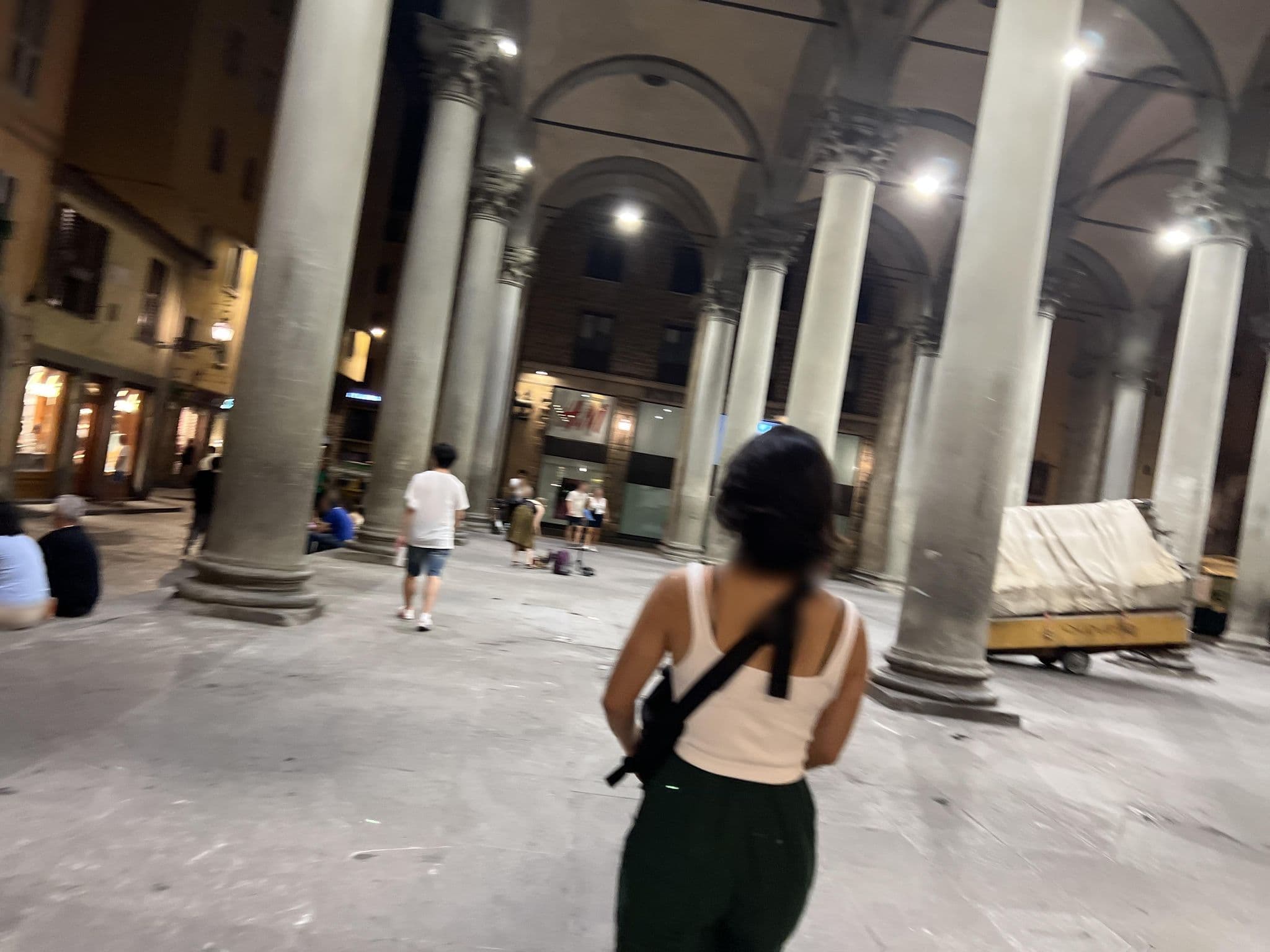 Street view near Por Santa Maria, Florence