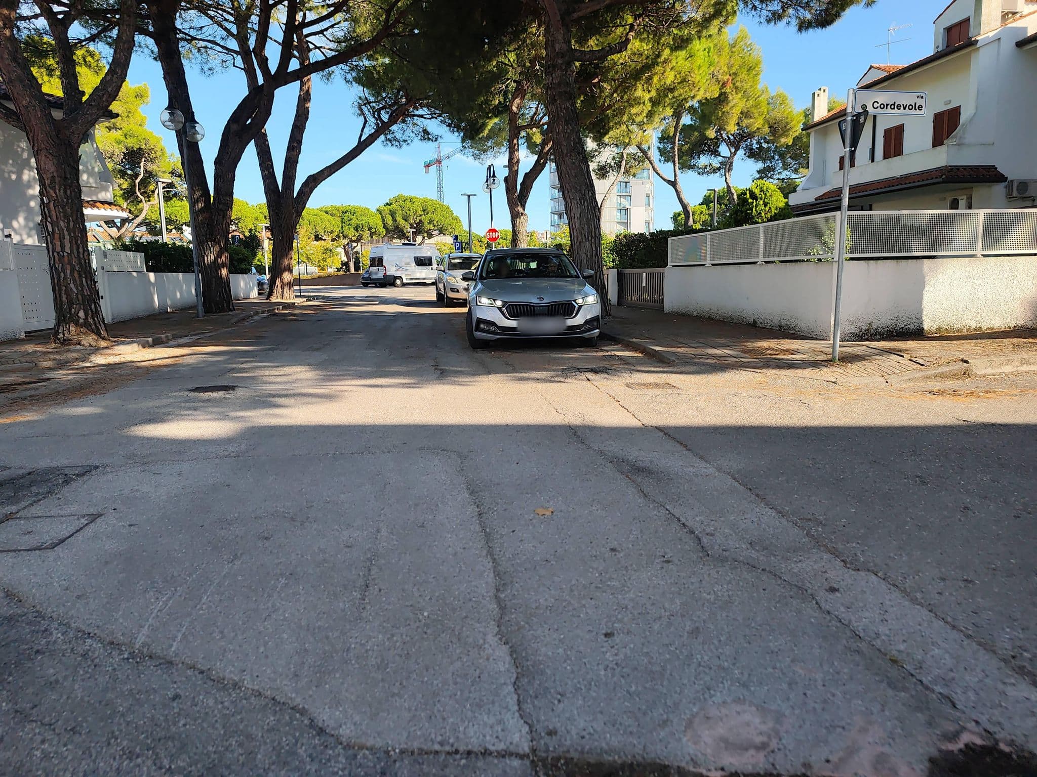Street view near Villa Valentina, Lido di Jesolo
