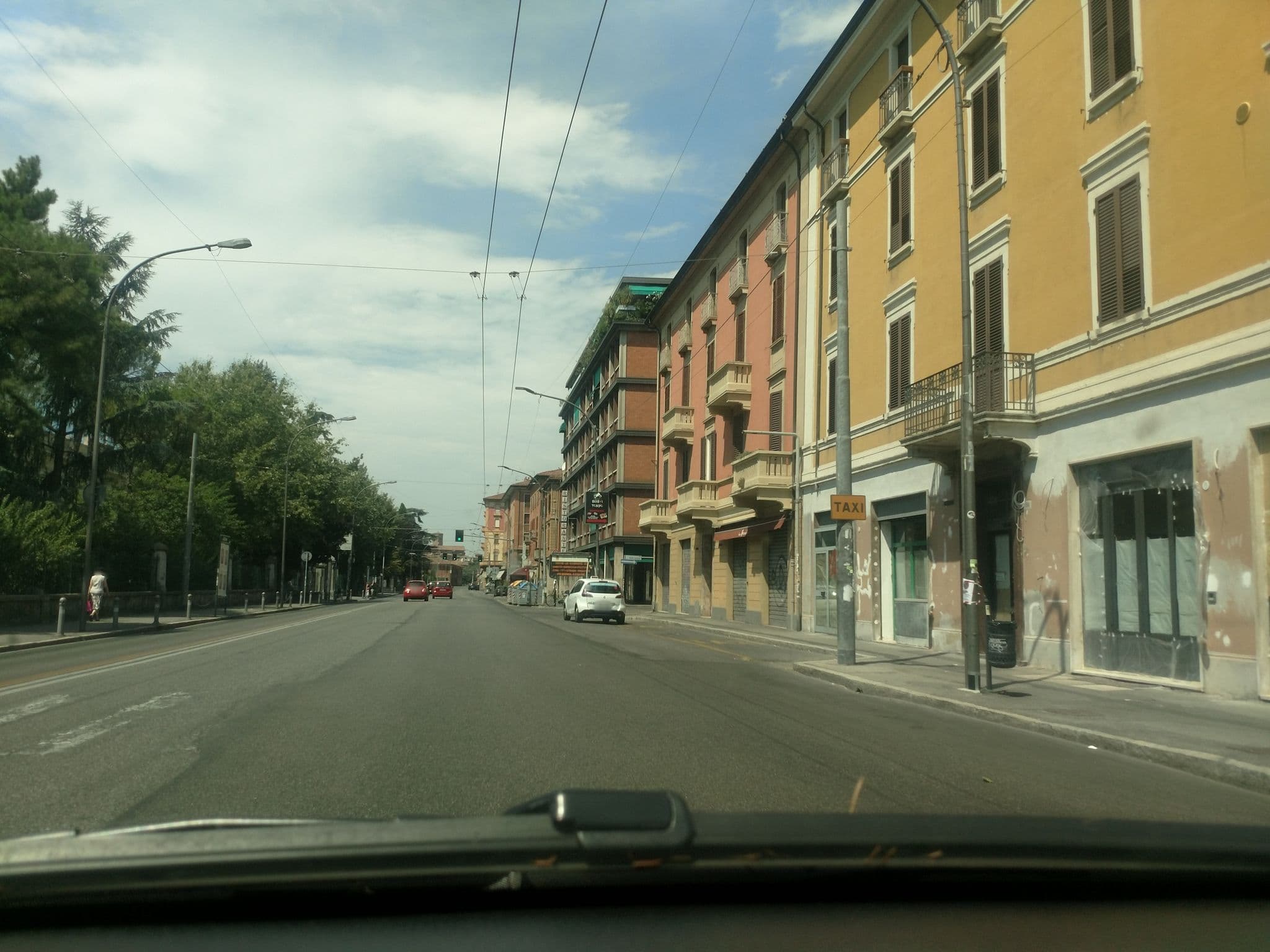 Street view near Hotel Liberty 1904, Bologna