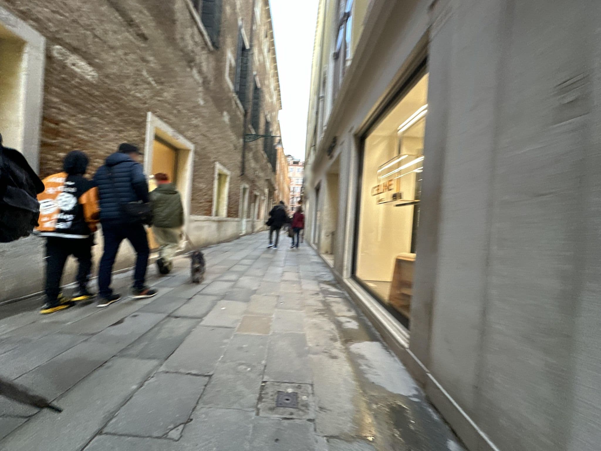 Street view near Hotel Monaco & Grand Canal, Venice