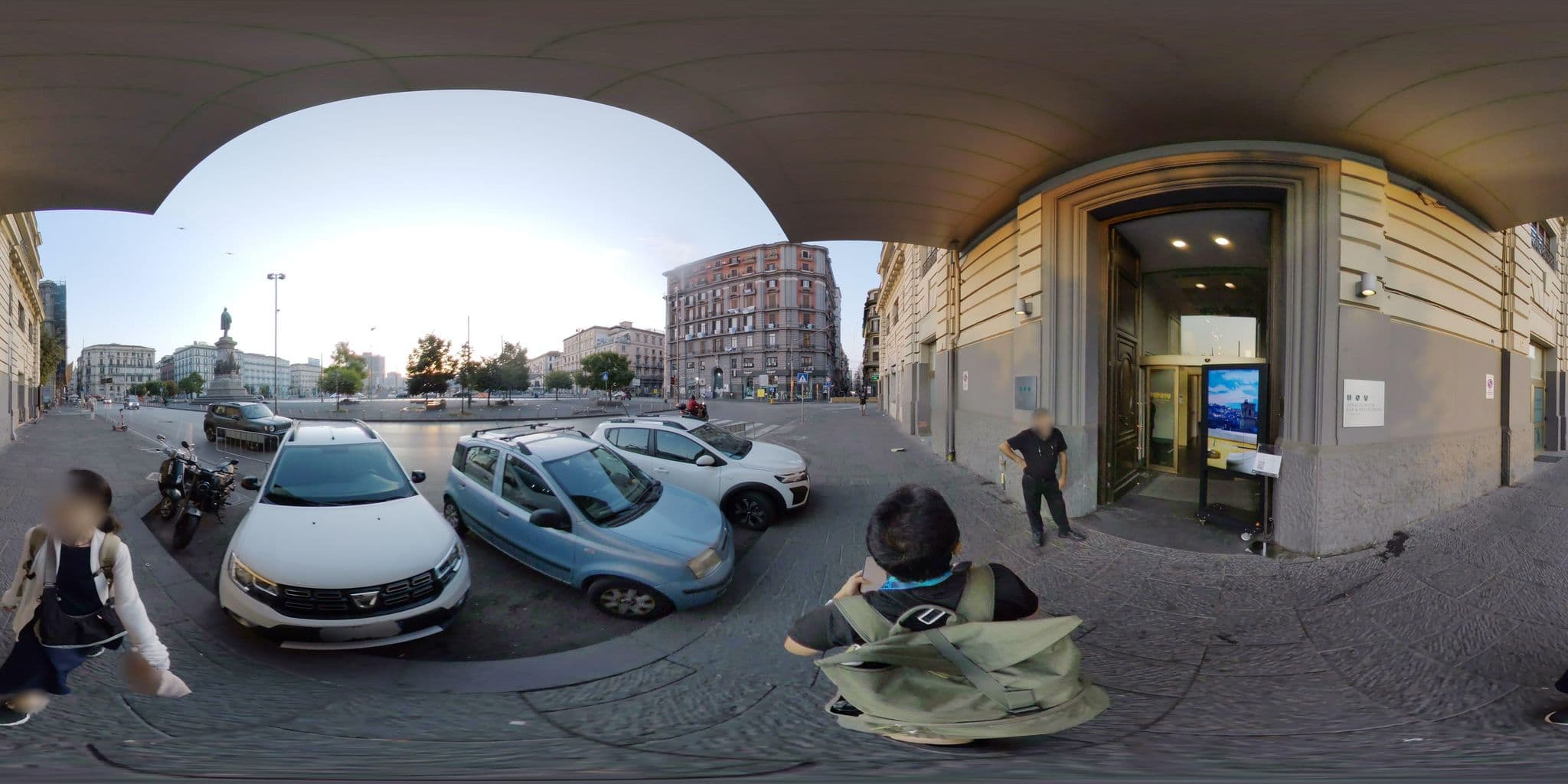 Street view near UnaHotels Napoli, Naples — © mapconcierge (CC BY-SA · Mapillary)