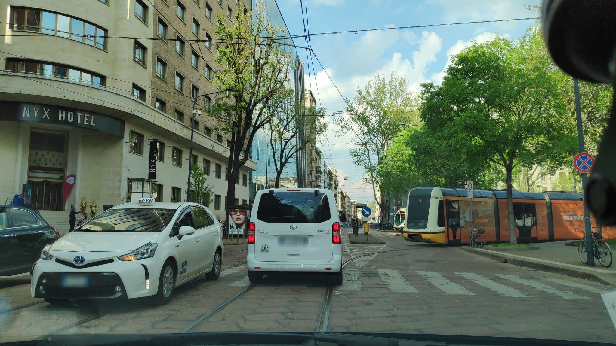 Street view near NYX Hotel Milan, Brera