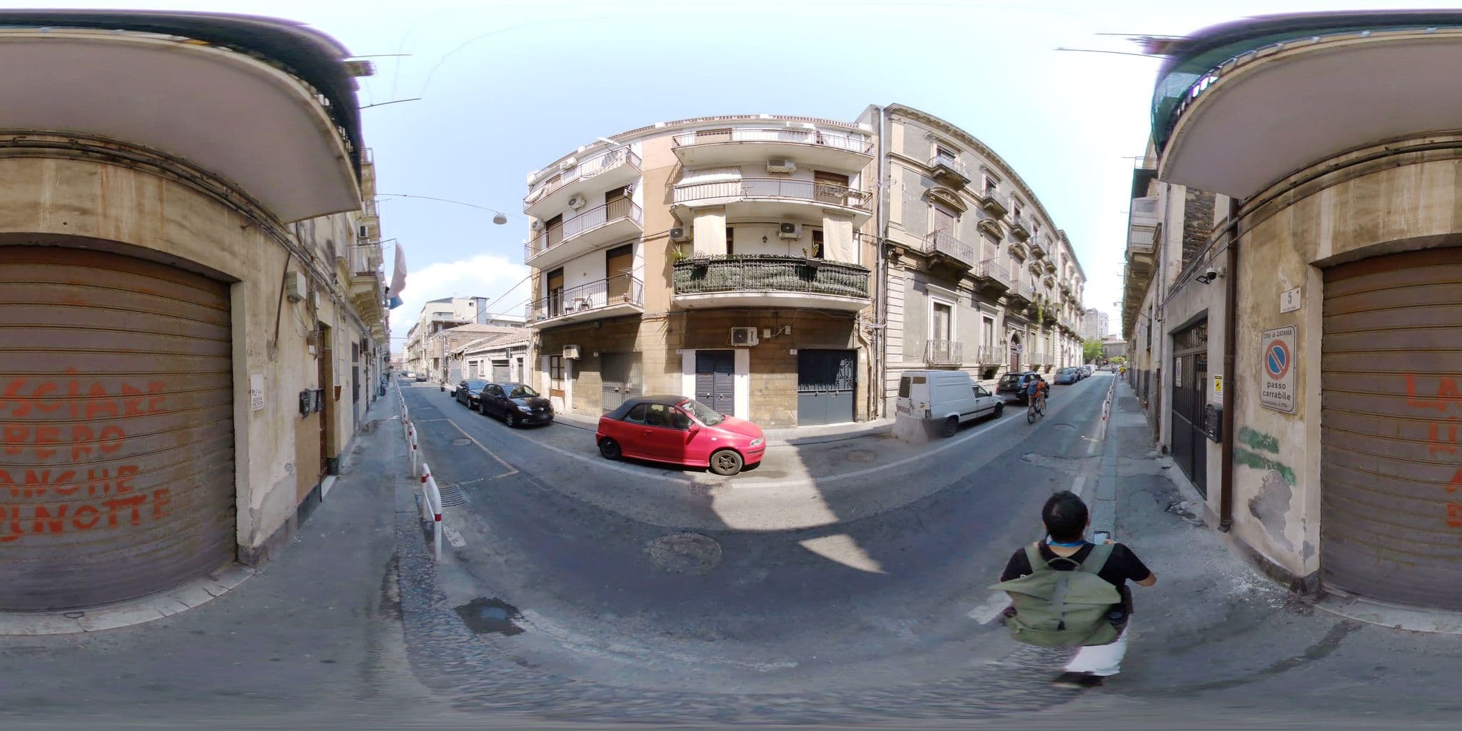 Street view near Sveva, Catania