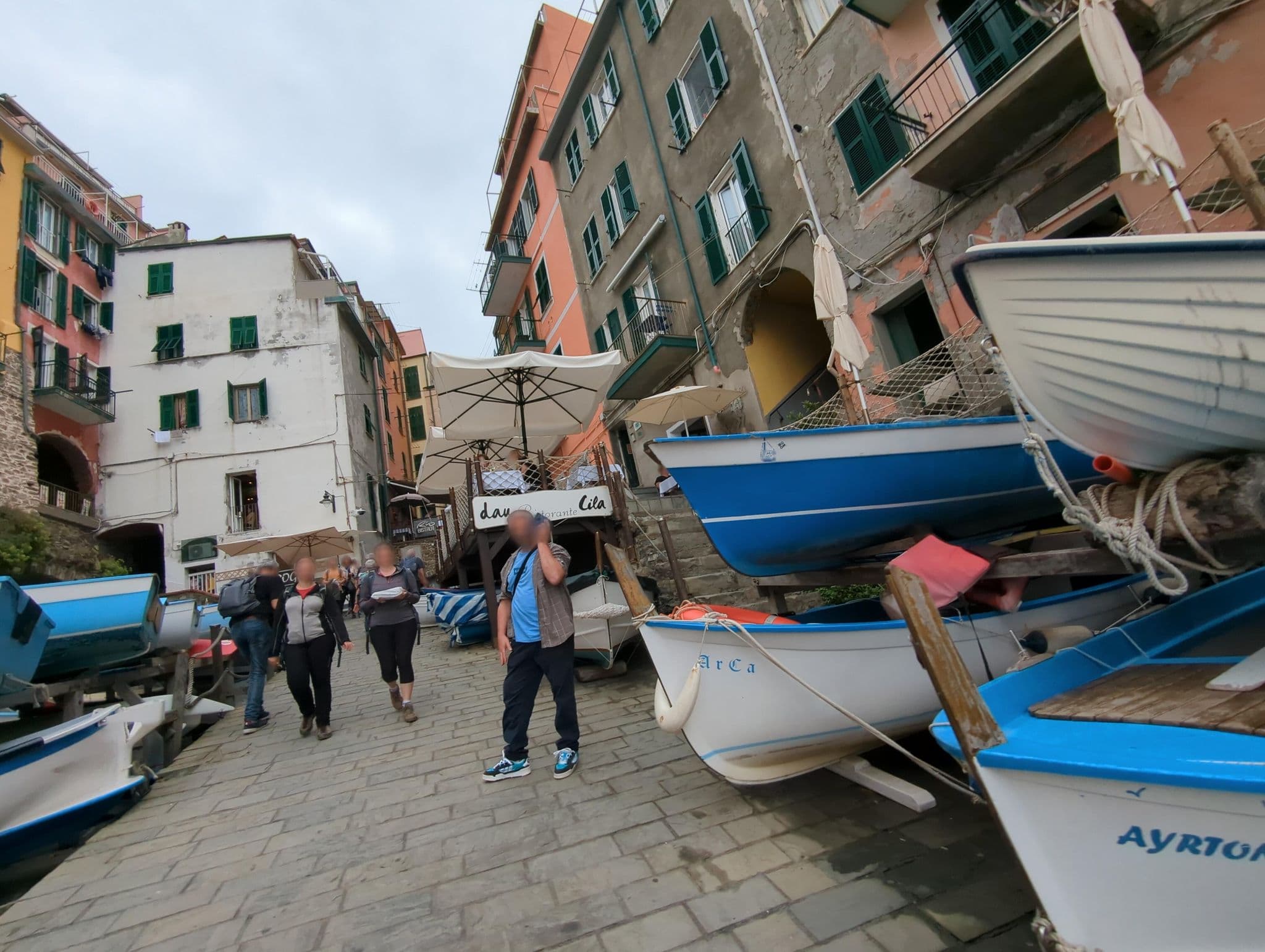 Street view near Allo Scalo dei Mille, Riomaggiore — © ente (CC BY-SA · Mapillary)