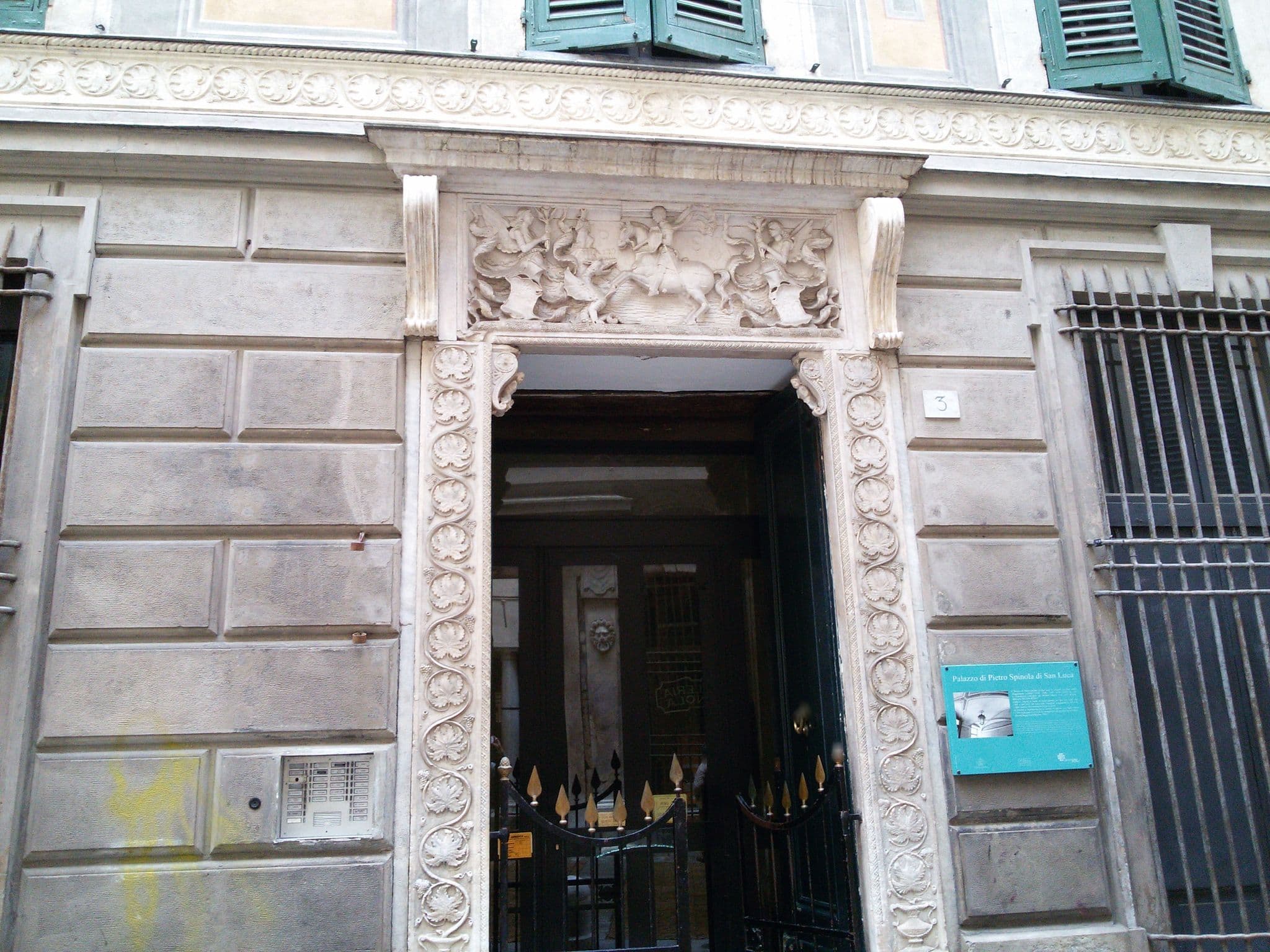 Street view near Palazzo Zecchino, Genoa — © ale_zena_it (CC BY-SA · Mapillary)