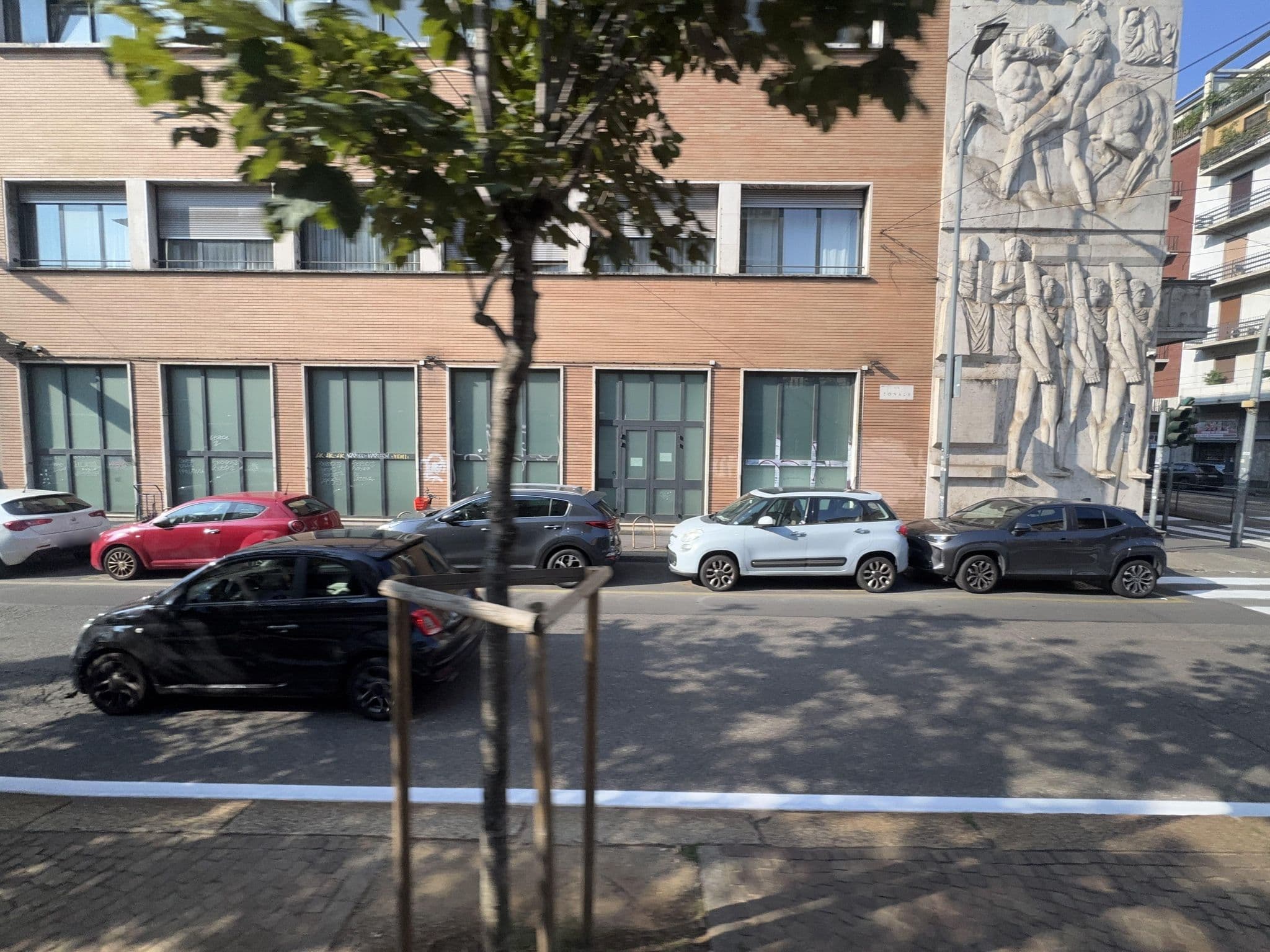 Street view near Hotel Ada, Brera