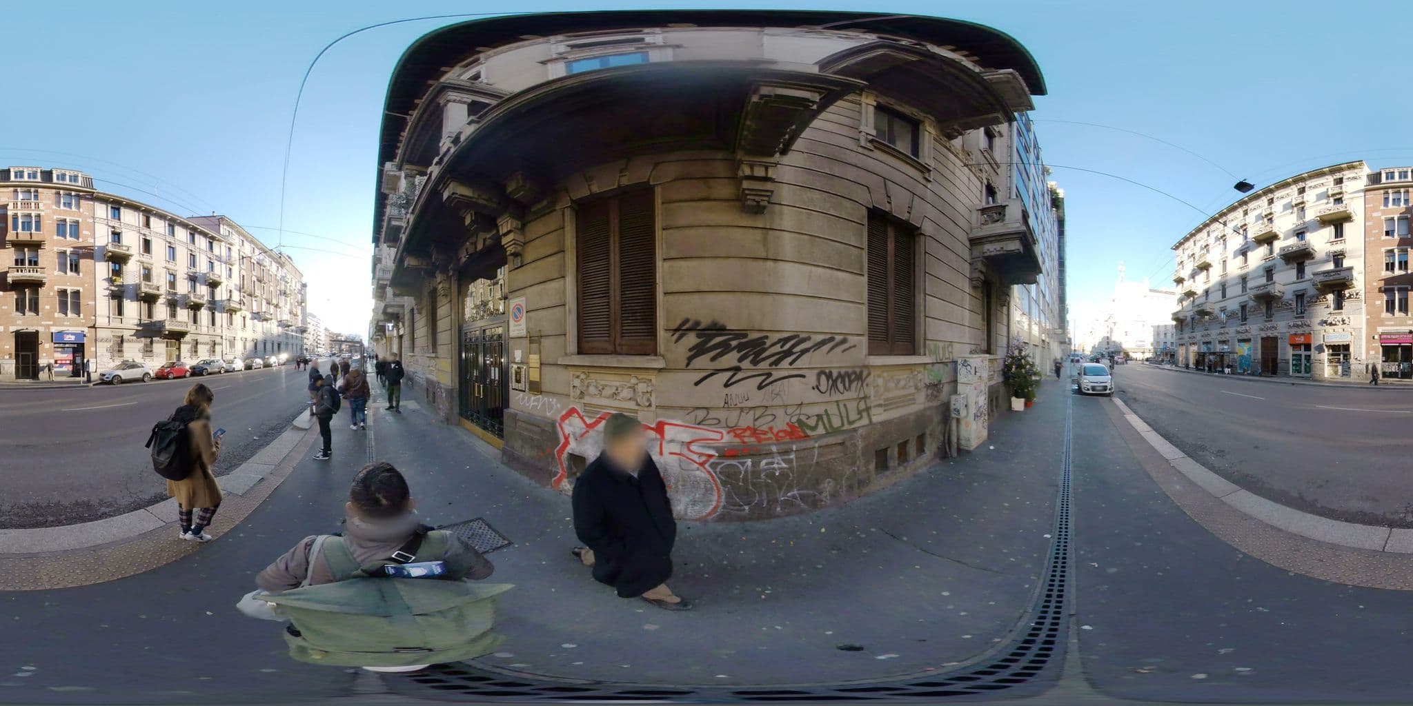 Street view near Hotel Stradivari, Brera