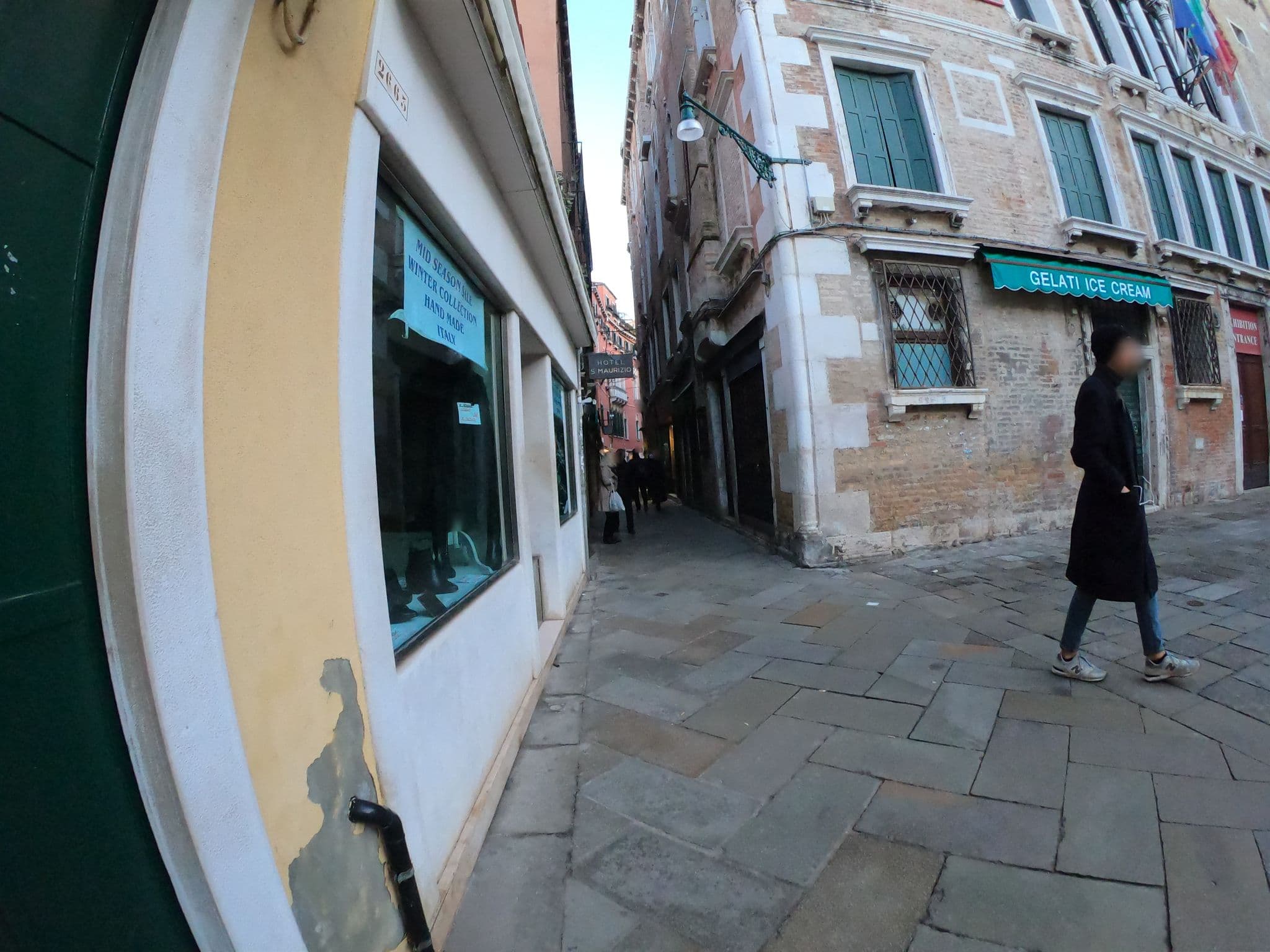 Street view near Ca' Lavezerra, Venice