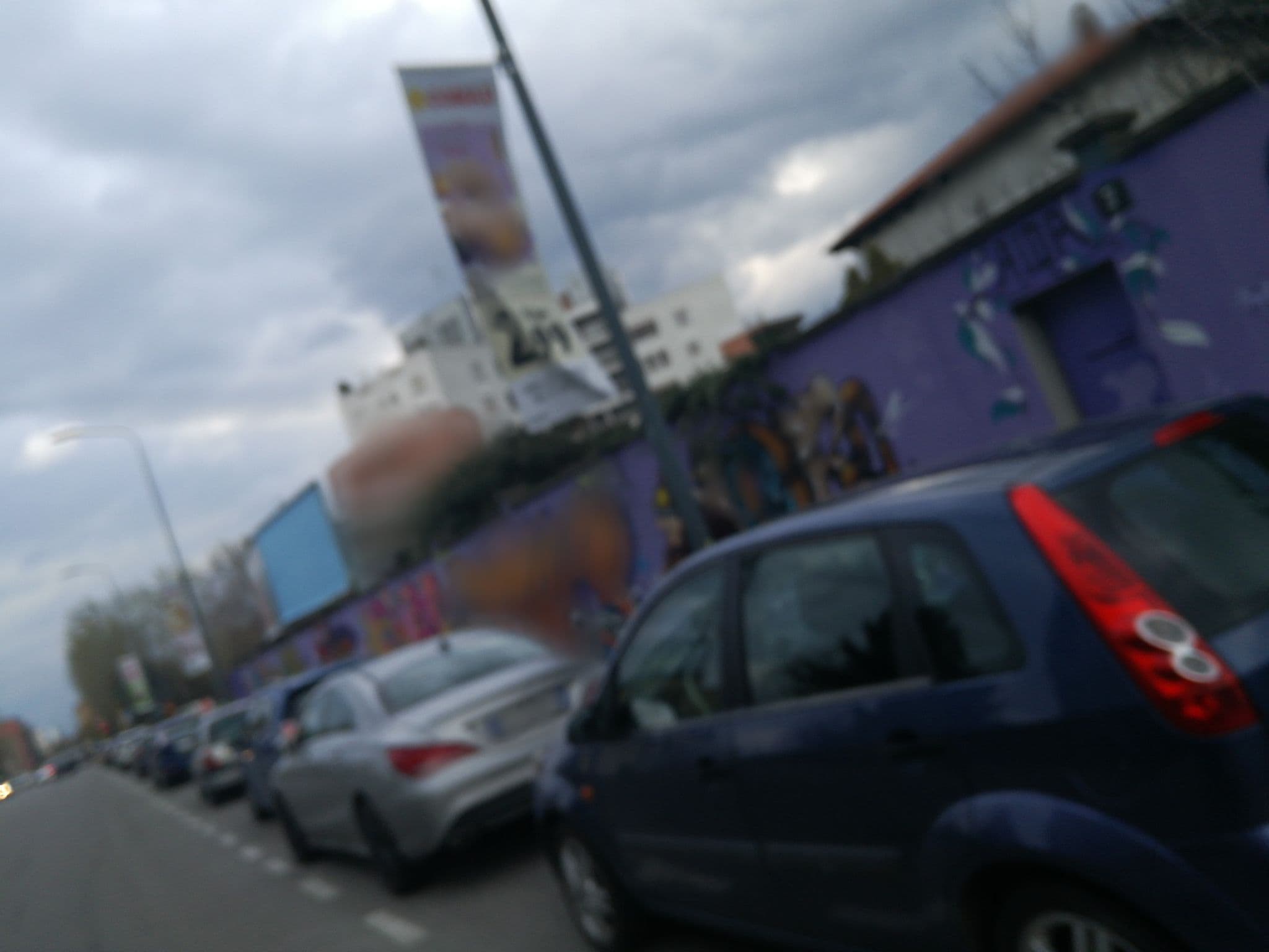 Street view near Villa Aida, Milan