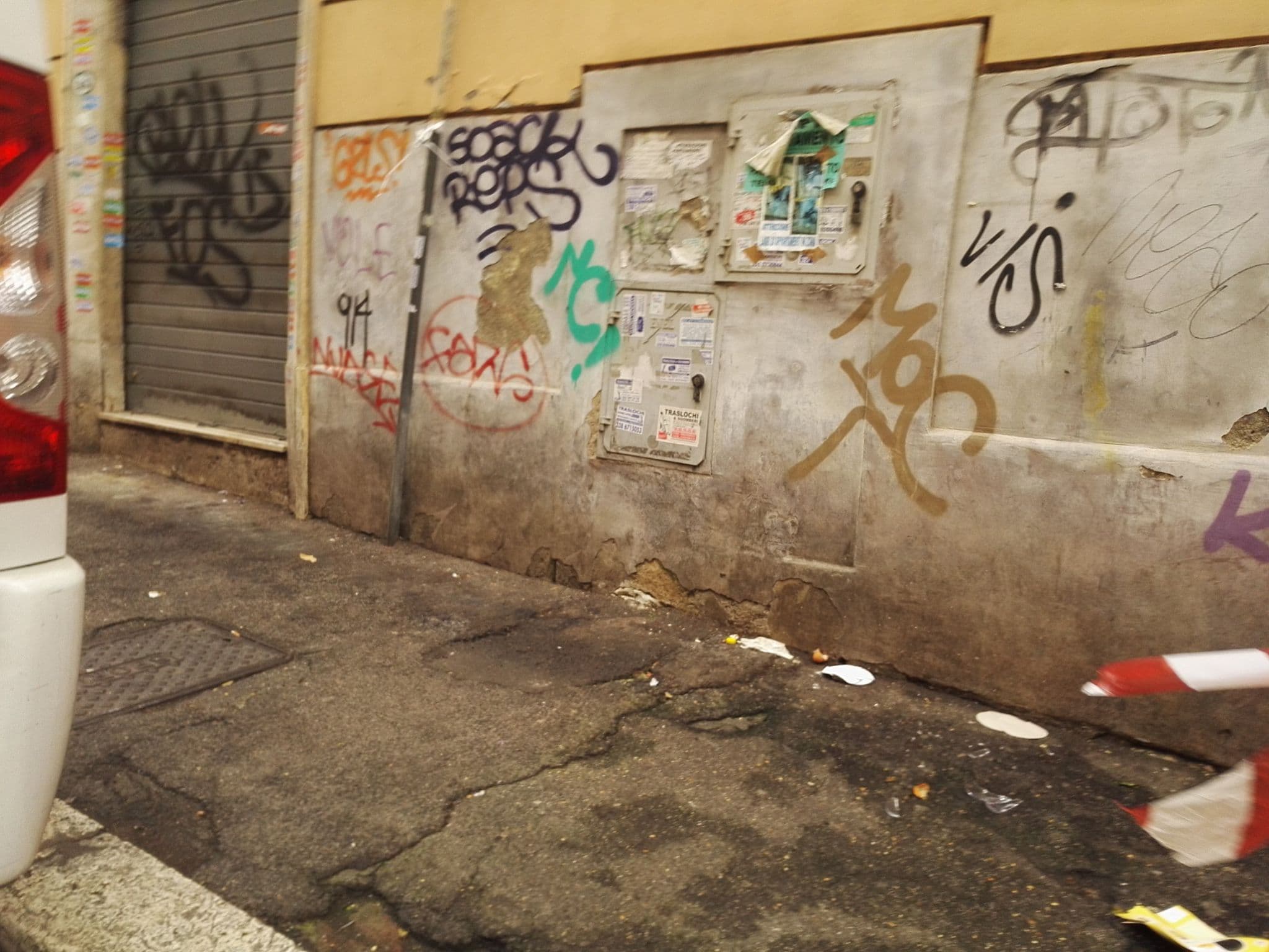 Street view near Hotel Varese, Castro Pretorio
