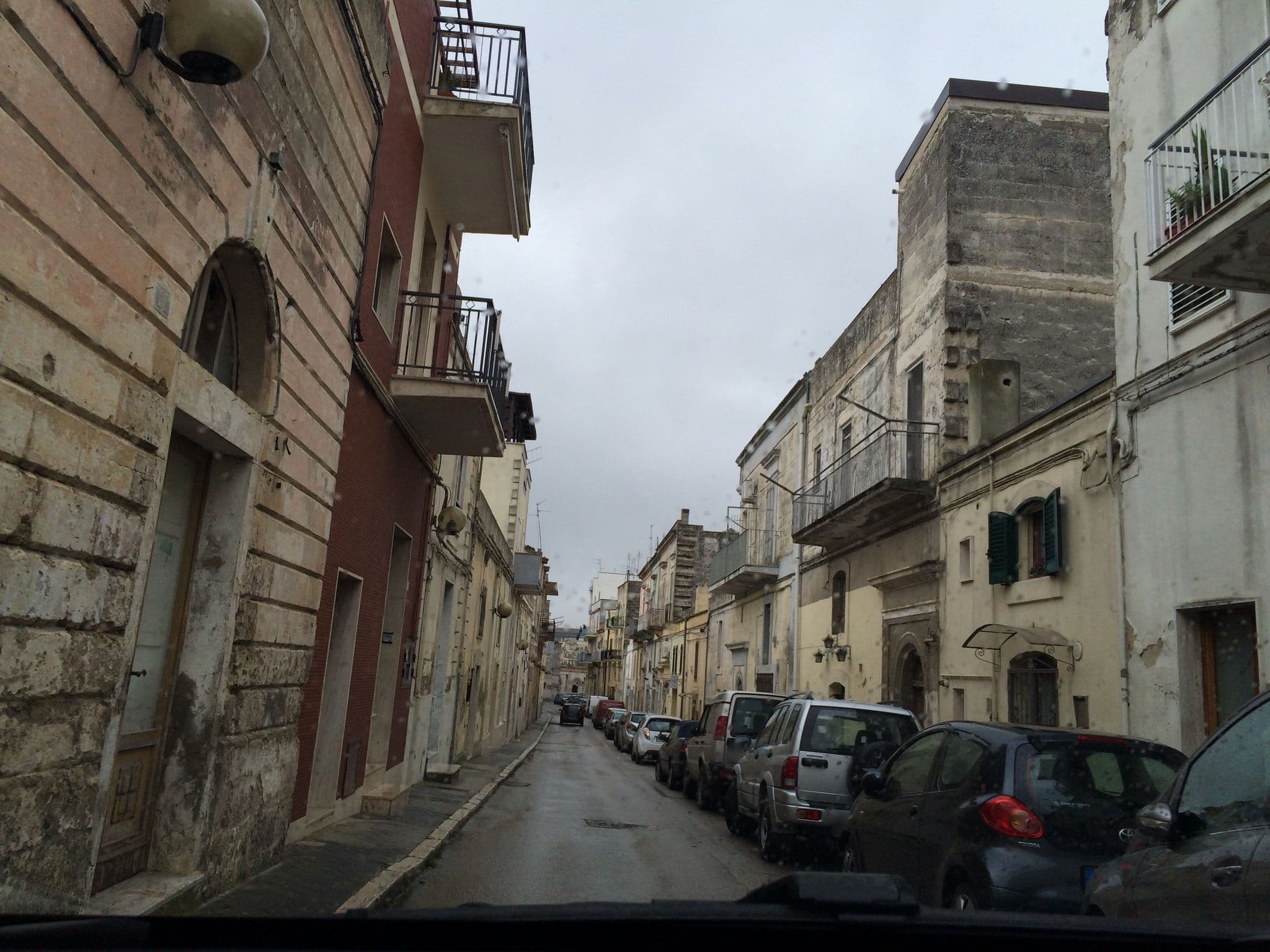 Street view near Casanelcuore holiday room, Matera