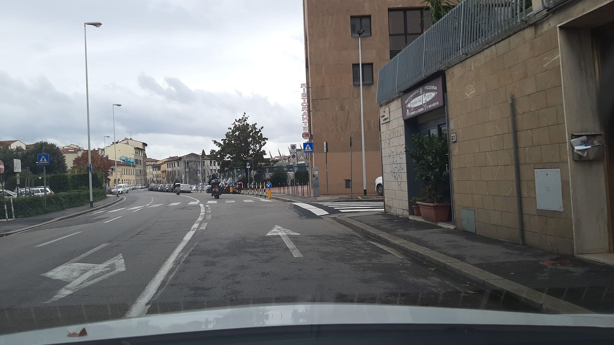 Street view near Hotel Careggi, Florence