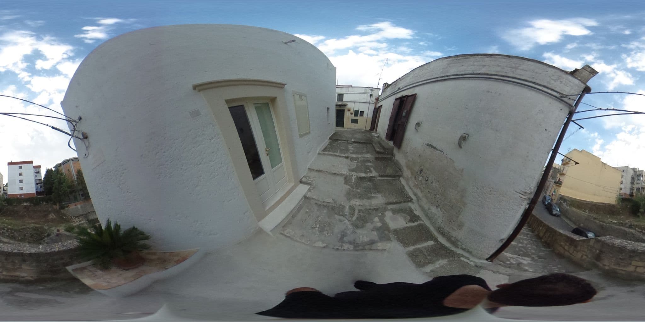 Street view near Hotel Il Belvedere, Matera