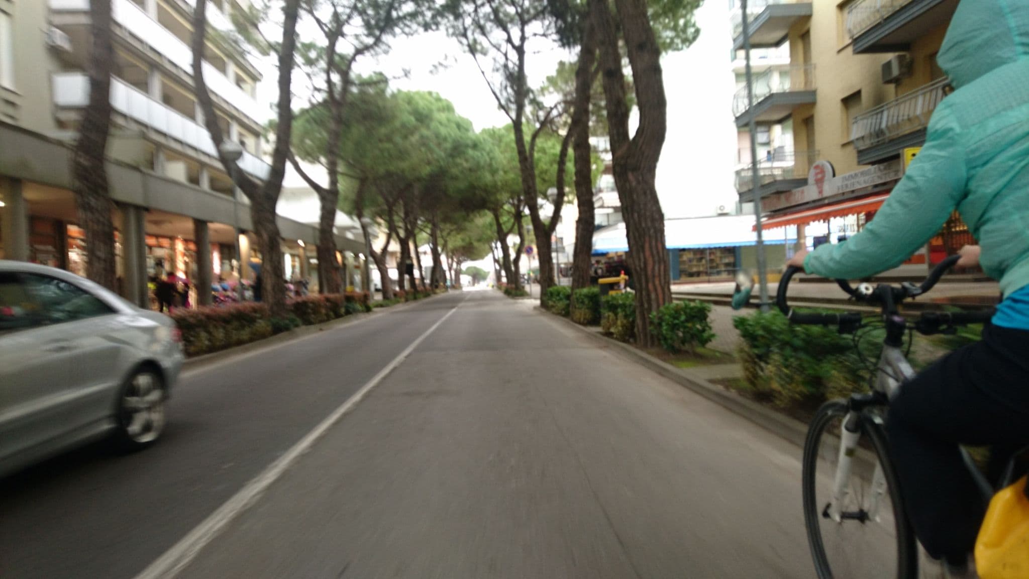Street view near Residence Giuseppe Verdi, Bibione