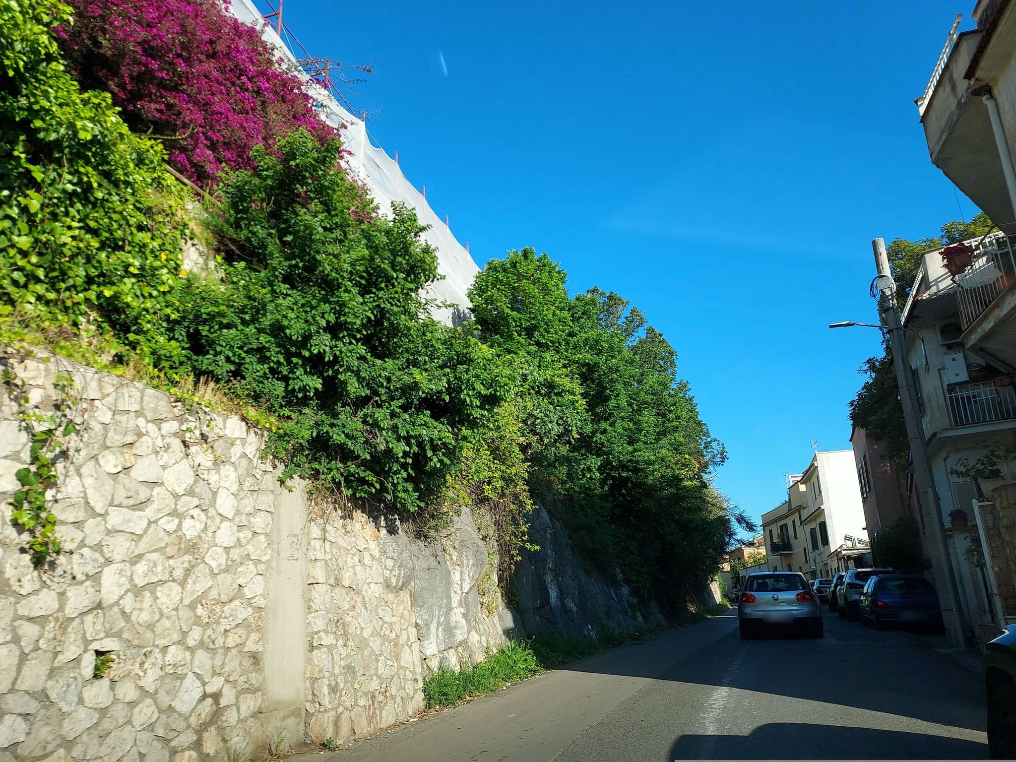 Street view near Pension Hegelberger, Terracina — © odiug (CC BY-SA · Mapillary)