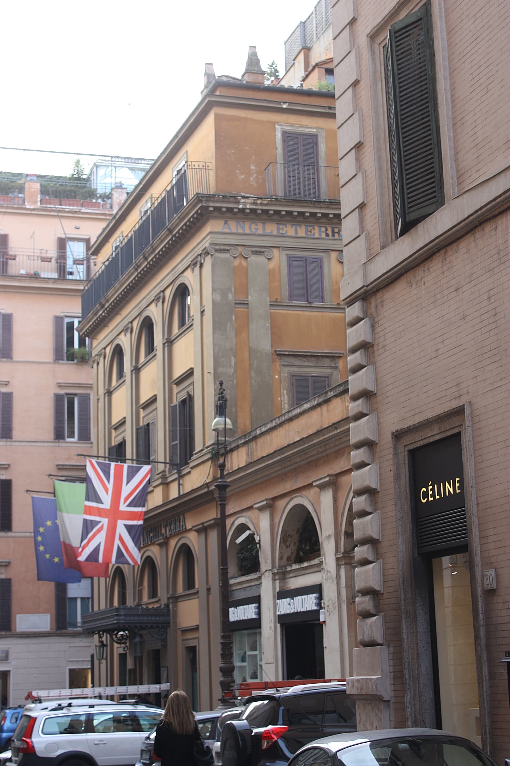 Hotel d'Inghilterra Roma (via Wikimedia Commons, CC BY 3.0)