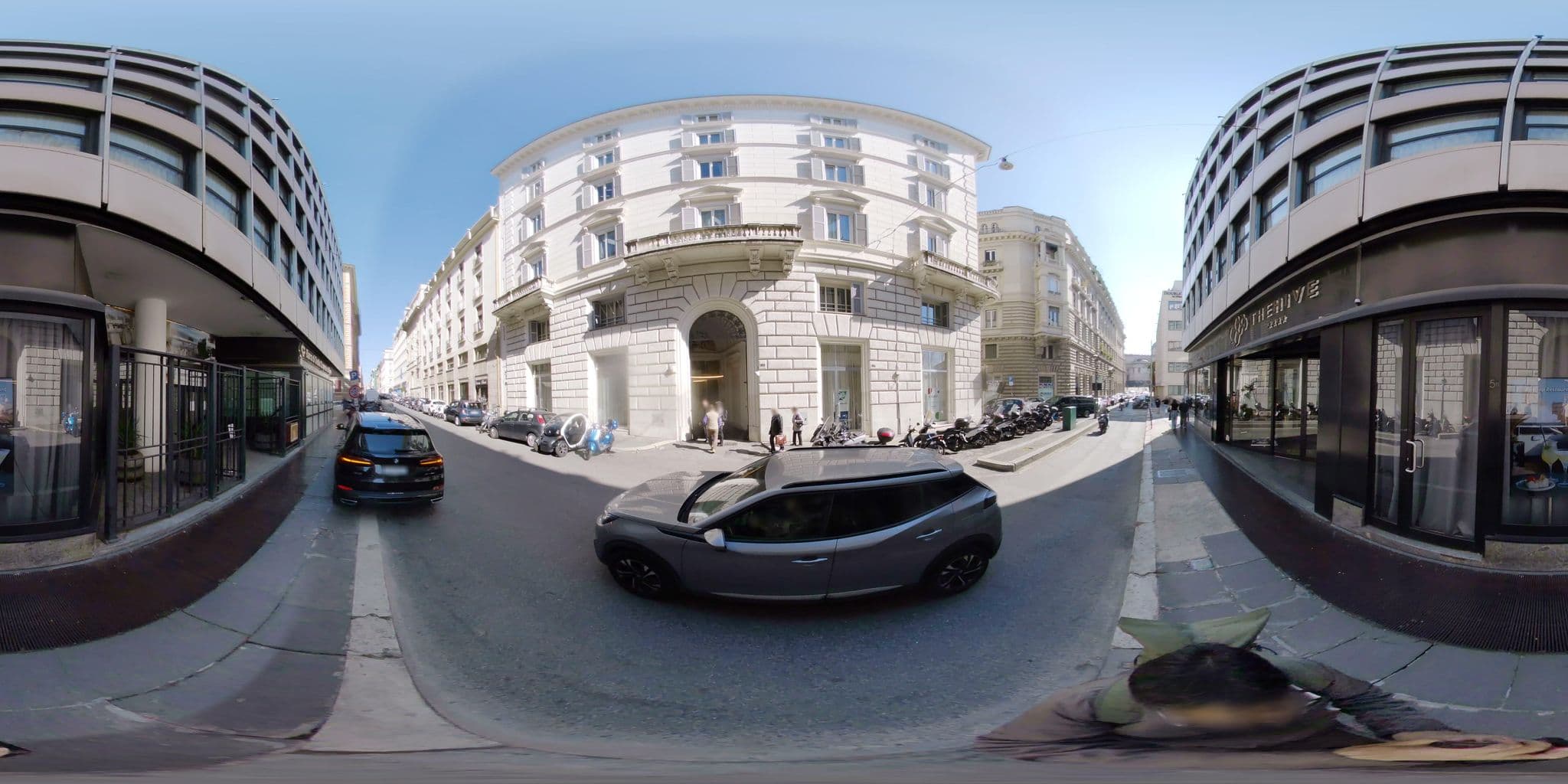 Street view near The Hive Hotel, Monti — © mapconcierge (CC BY-SA · Mapillary)