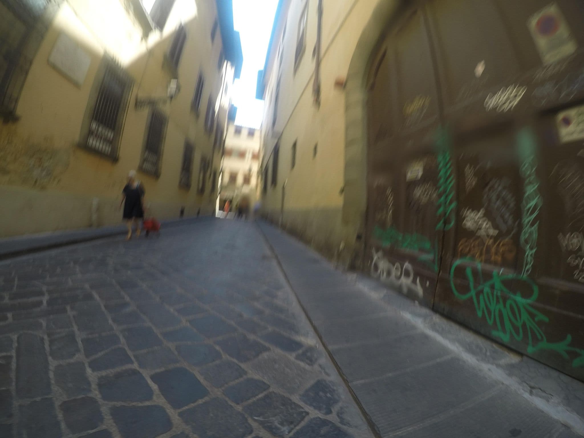 Street view near Hotel Centro, Florence