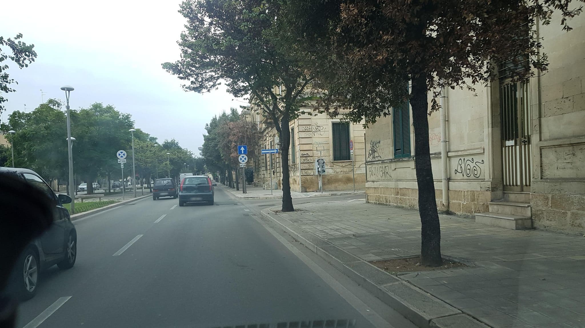 Street view near Le Camporelle in Città, Lecce