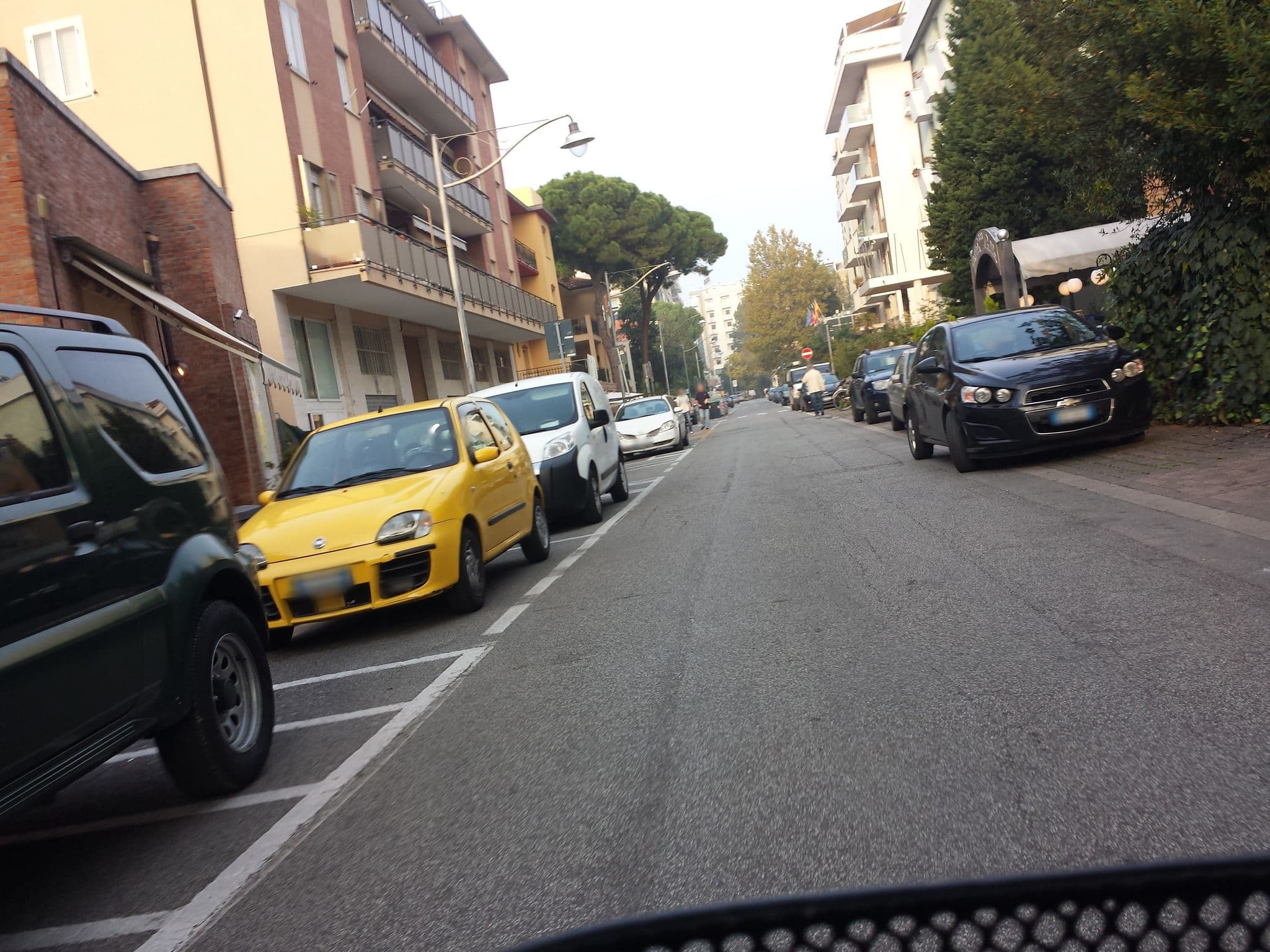 Street view near Hotel Villa Lalla, Rimini