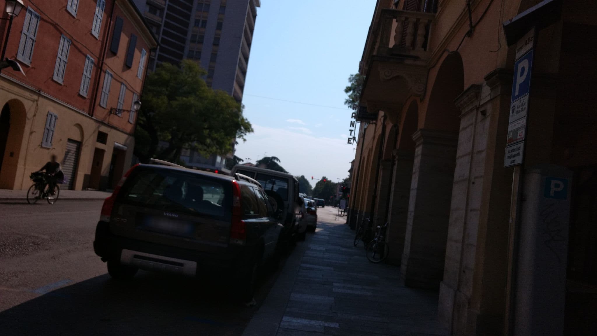 Street view near Albergo Morandi, Reggio nell'Emilia