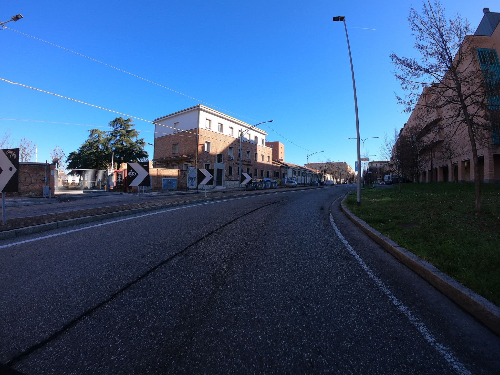 Street view near Bohoostel, Bologna