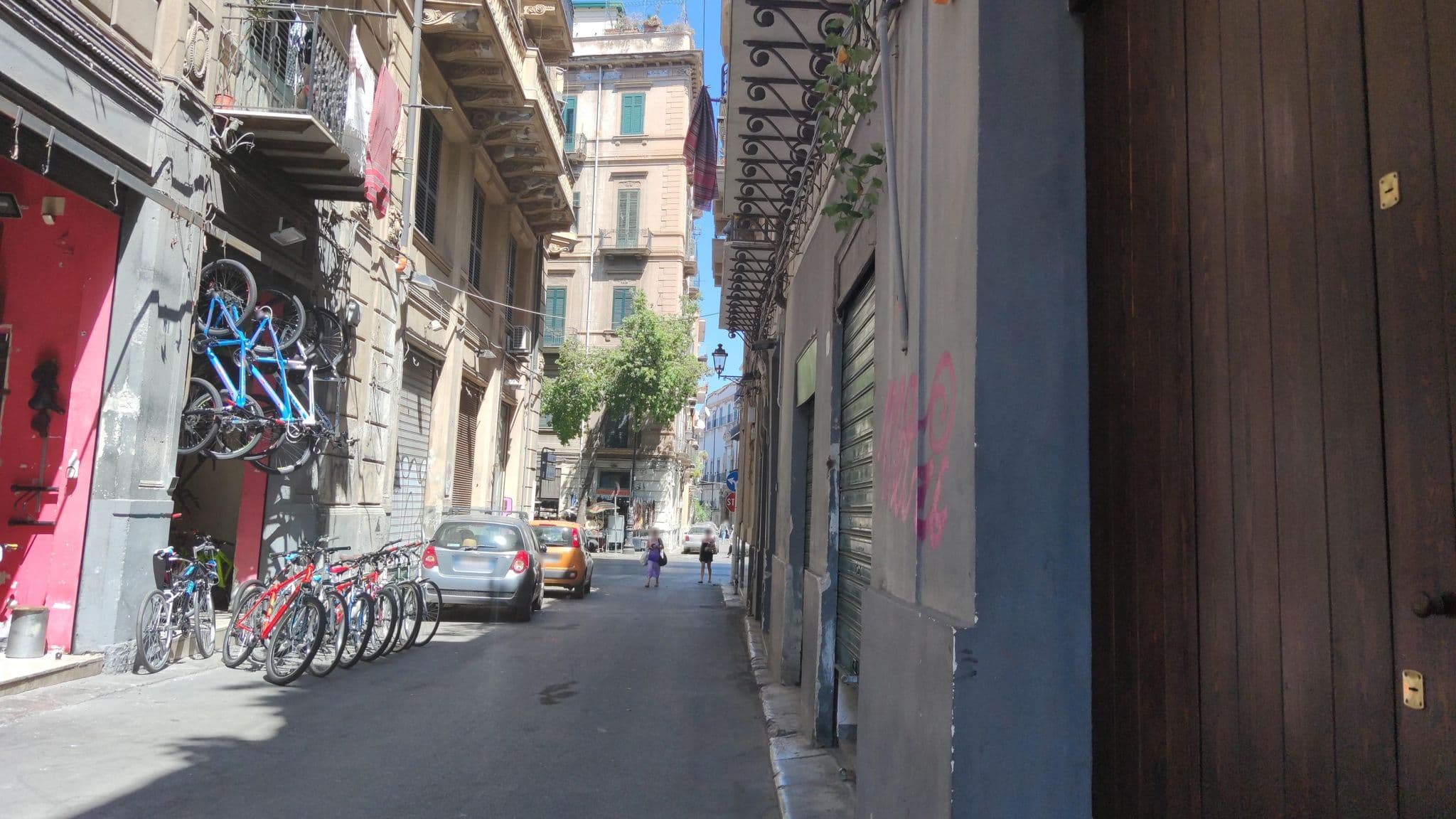 Street view near Hotel Concordia, Palermo