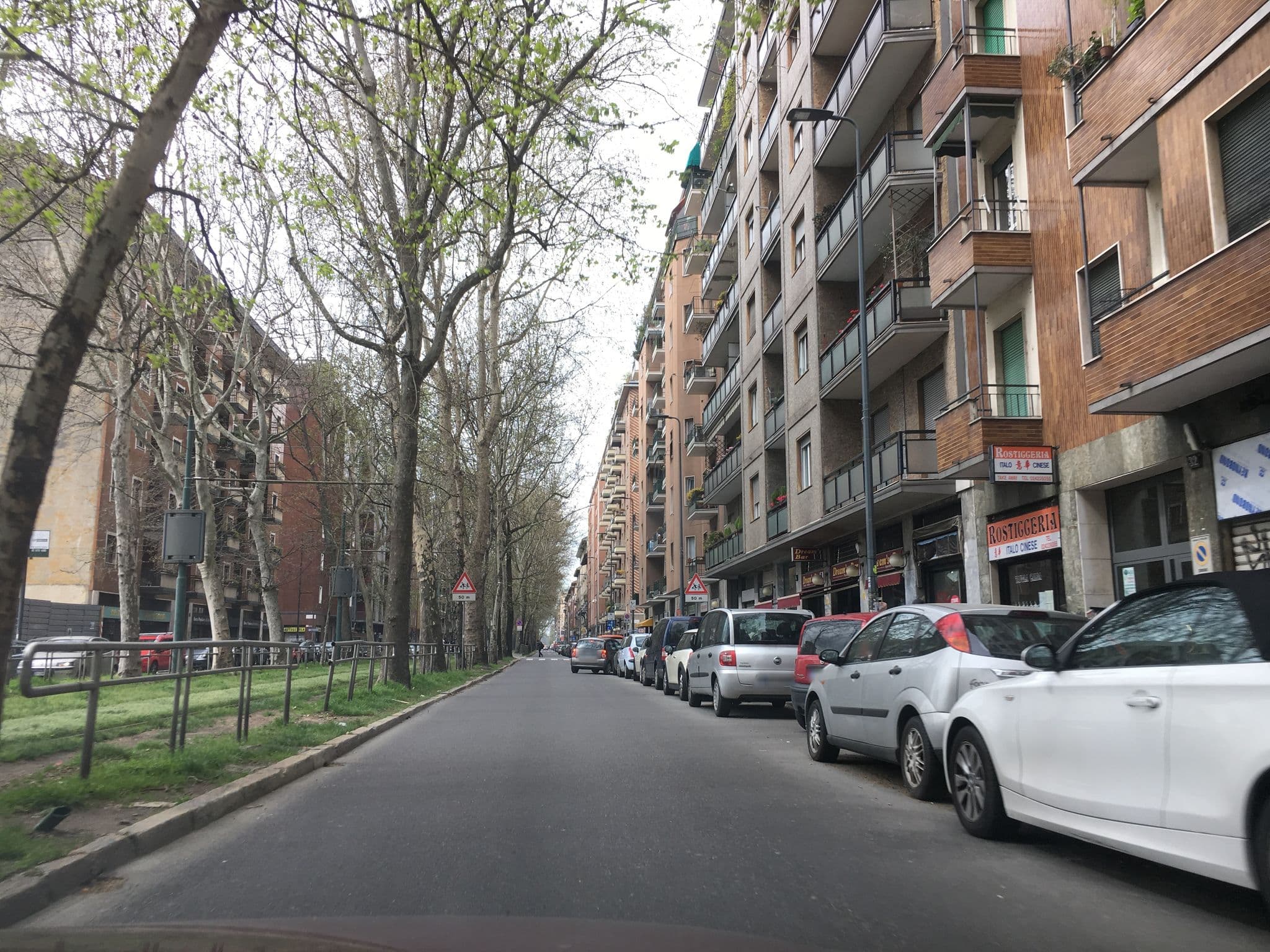 Street view near Casa di MEG, Milan