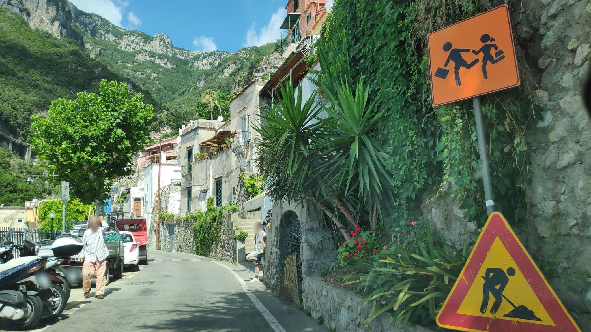 Street view near Hotel Pasitea, Positano — © marcuscalabresus (CC BY-SA · Mapillary)