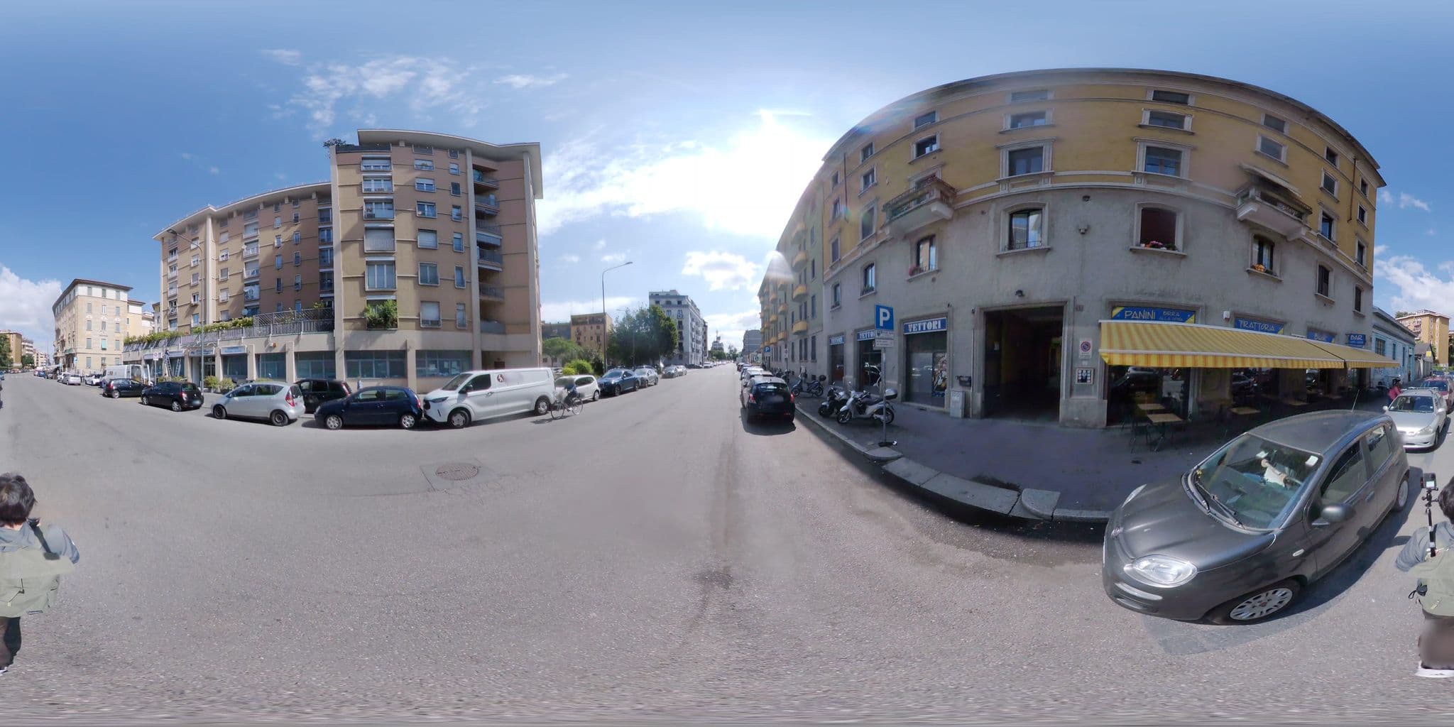 Street view near Host Giovanni, Milan