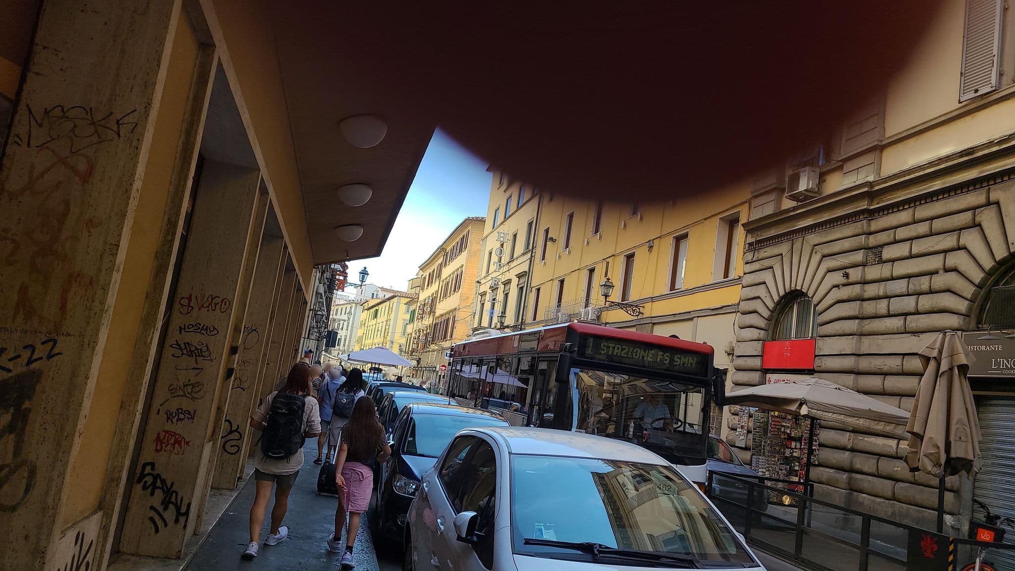 Street view near Aurum Firenze, Florence — © chrisbeddow (CC BY-SA · Mapillary)