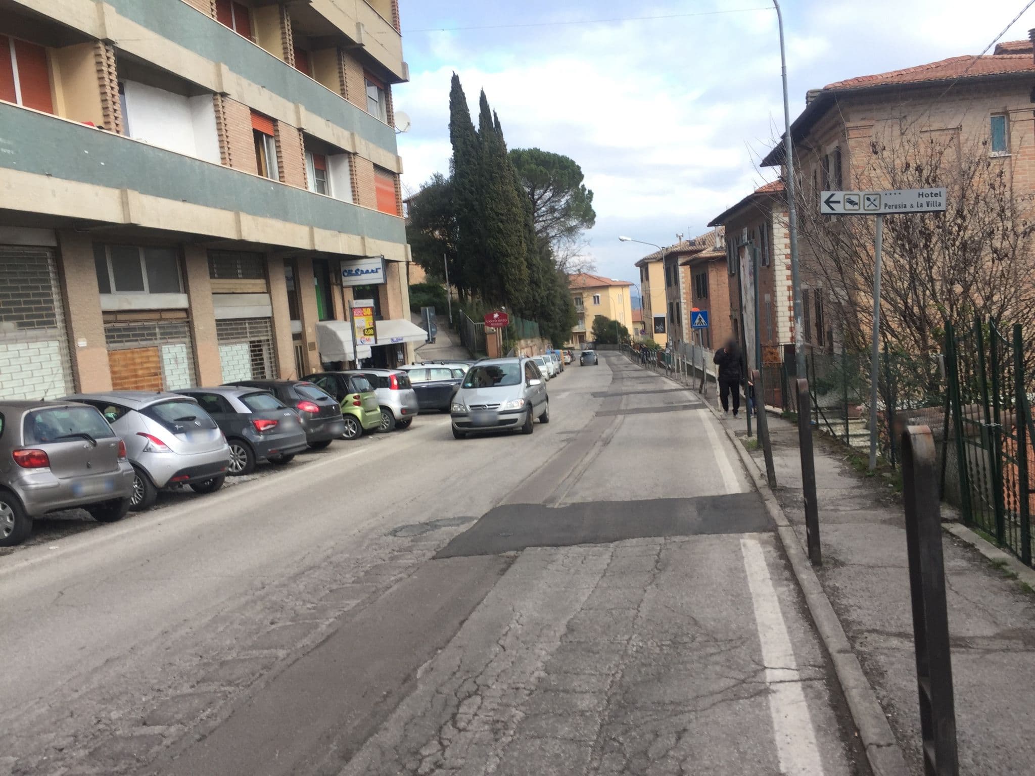 Street view near La casa di Perla, Perugia — © gaius (CC BY-SA · Mapillary)