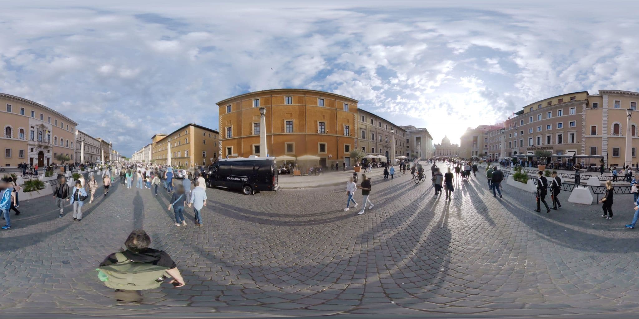 Street view near Palazzo Cardinal Cesi, Borgo — © mapconcierge (CC BY-SA · Mapillary)