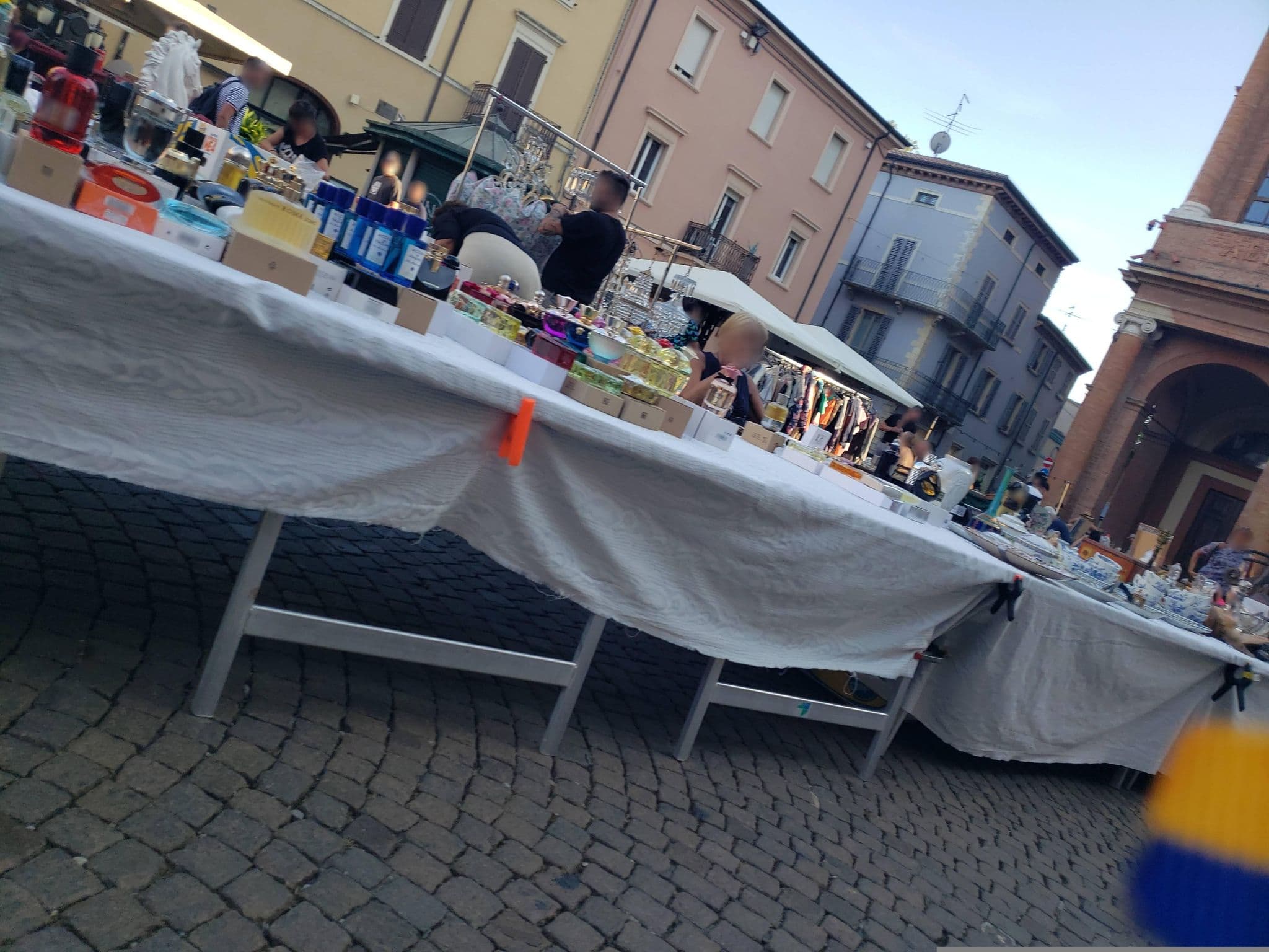 Street view near A Casa Cavour, Rimini