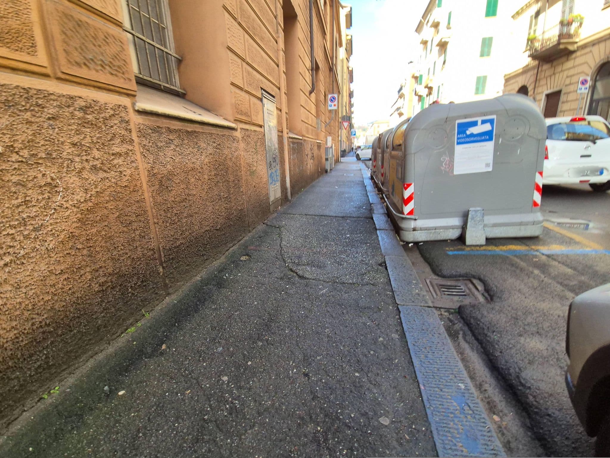 Street view near Cinque terre fancy, La Spezia