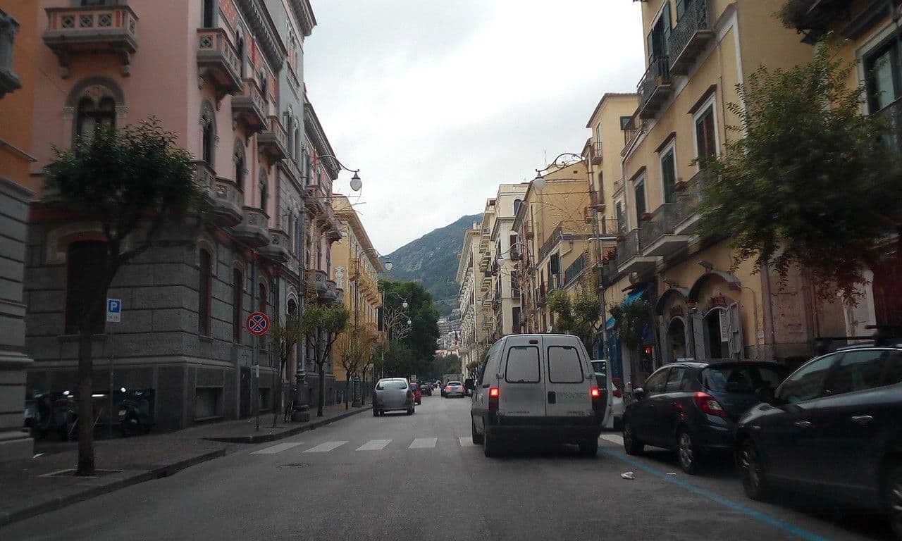 Street view near Casa Maria in Centro, Salerno — © giosa94 (CC BY-SA · Mapillary)
