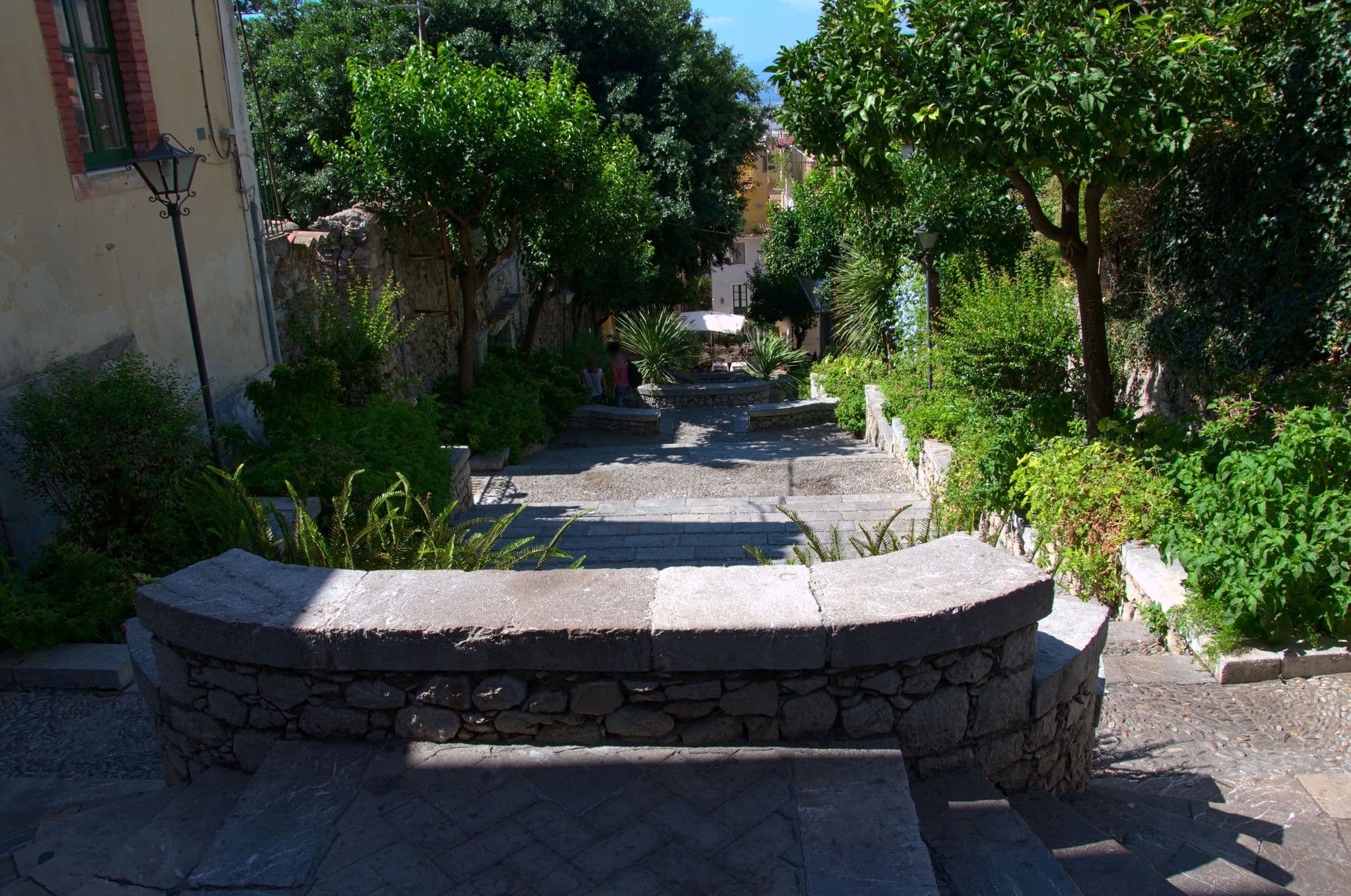 Street view near Villa Valverde B&B, Taormina