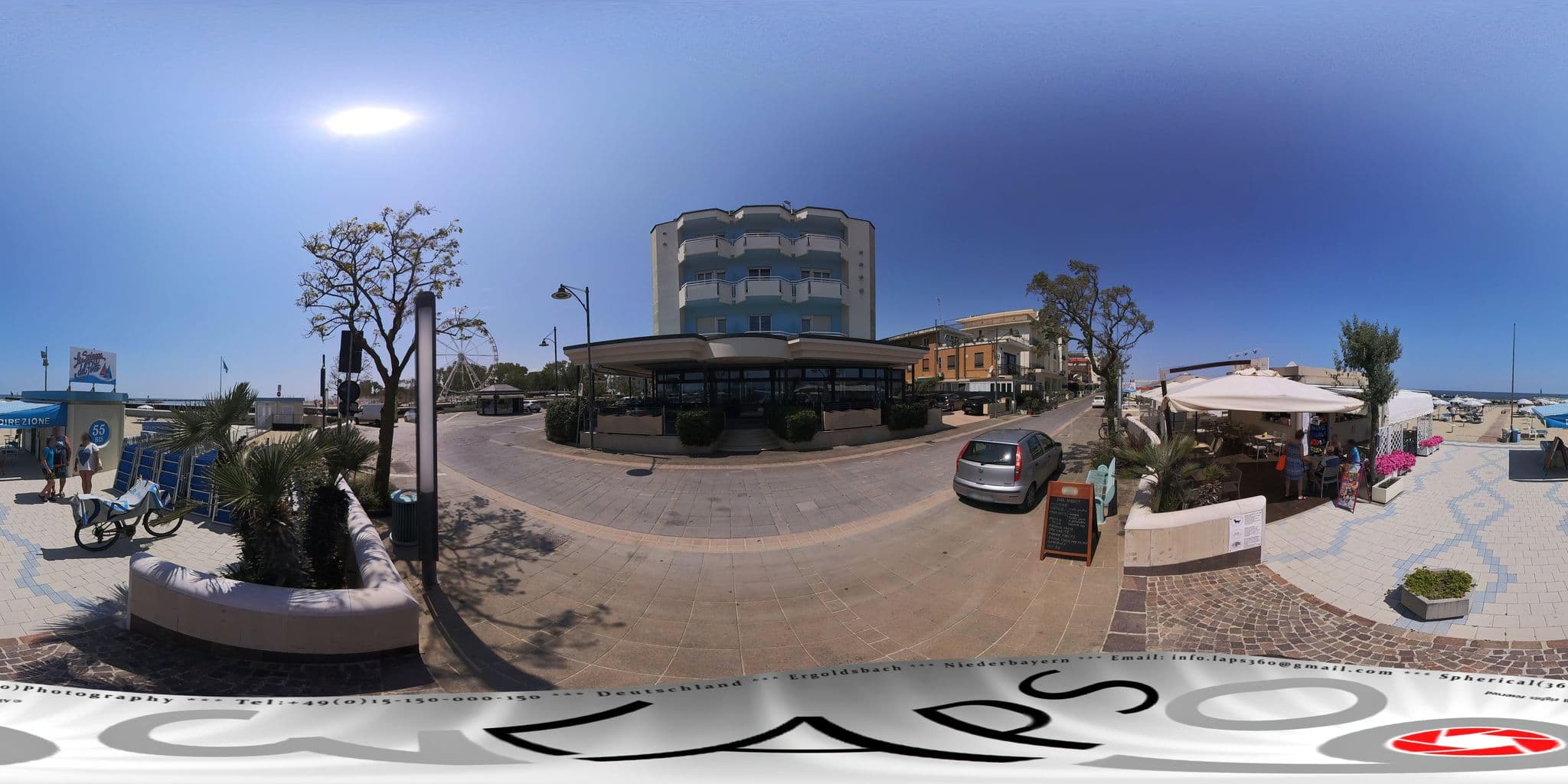 Street view near Hotel Levante, Bellaria-Igea Marina