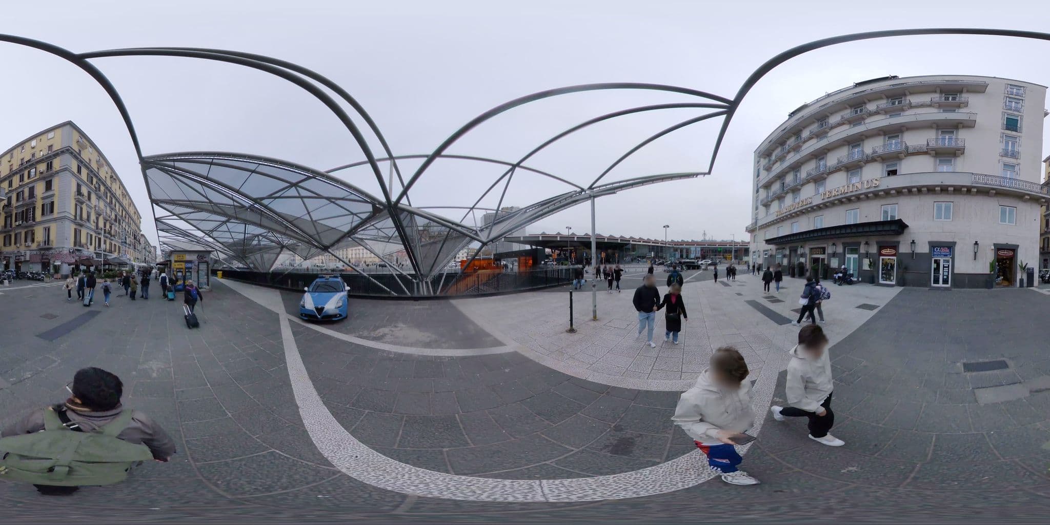 Street view near Starhotel Terminus, Naples — © mapconcierge (CC BY-SA · Mapillary)