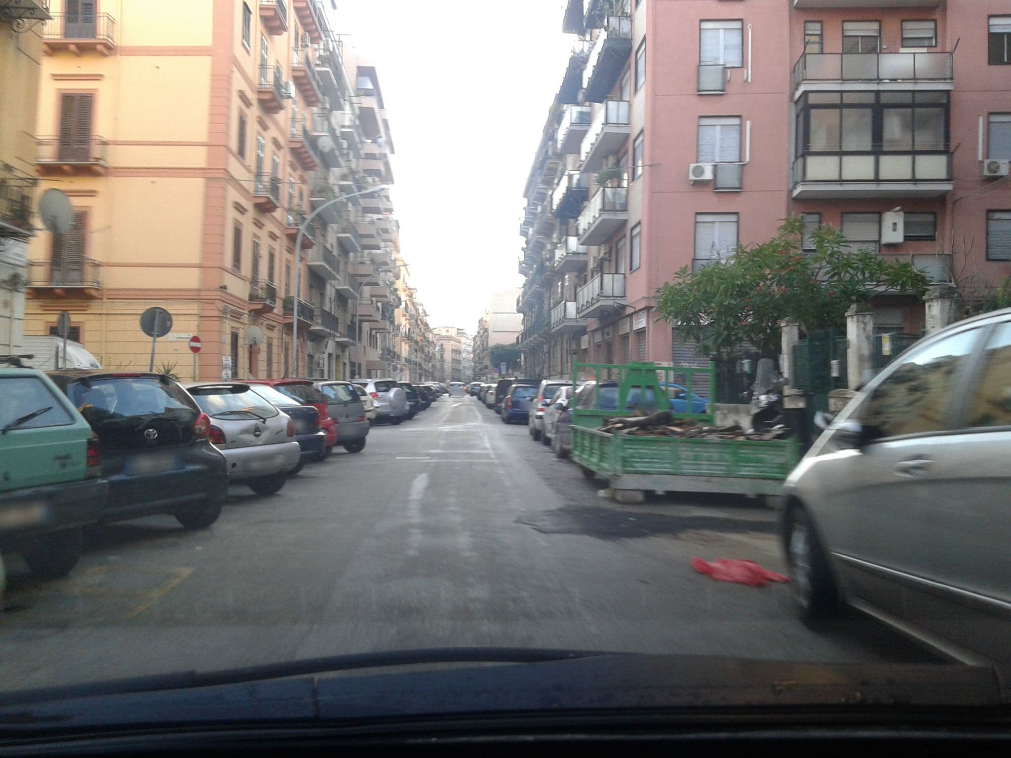 Street view near B&B Amistanza, Palermo